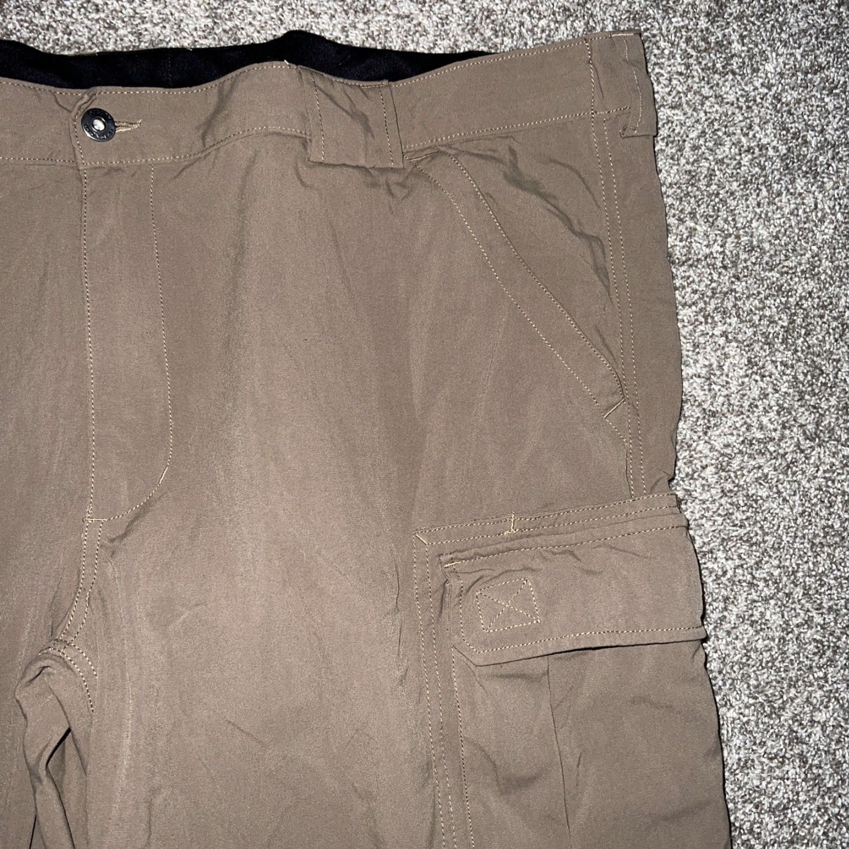CO Duluth Trading Co Brown NYLON Pants Mens 2XL Inseam 34 Brown NYLON Cargo Pants Mens 2XL 34 Size US 39 - 2 Thumbnail