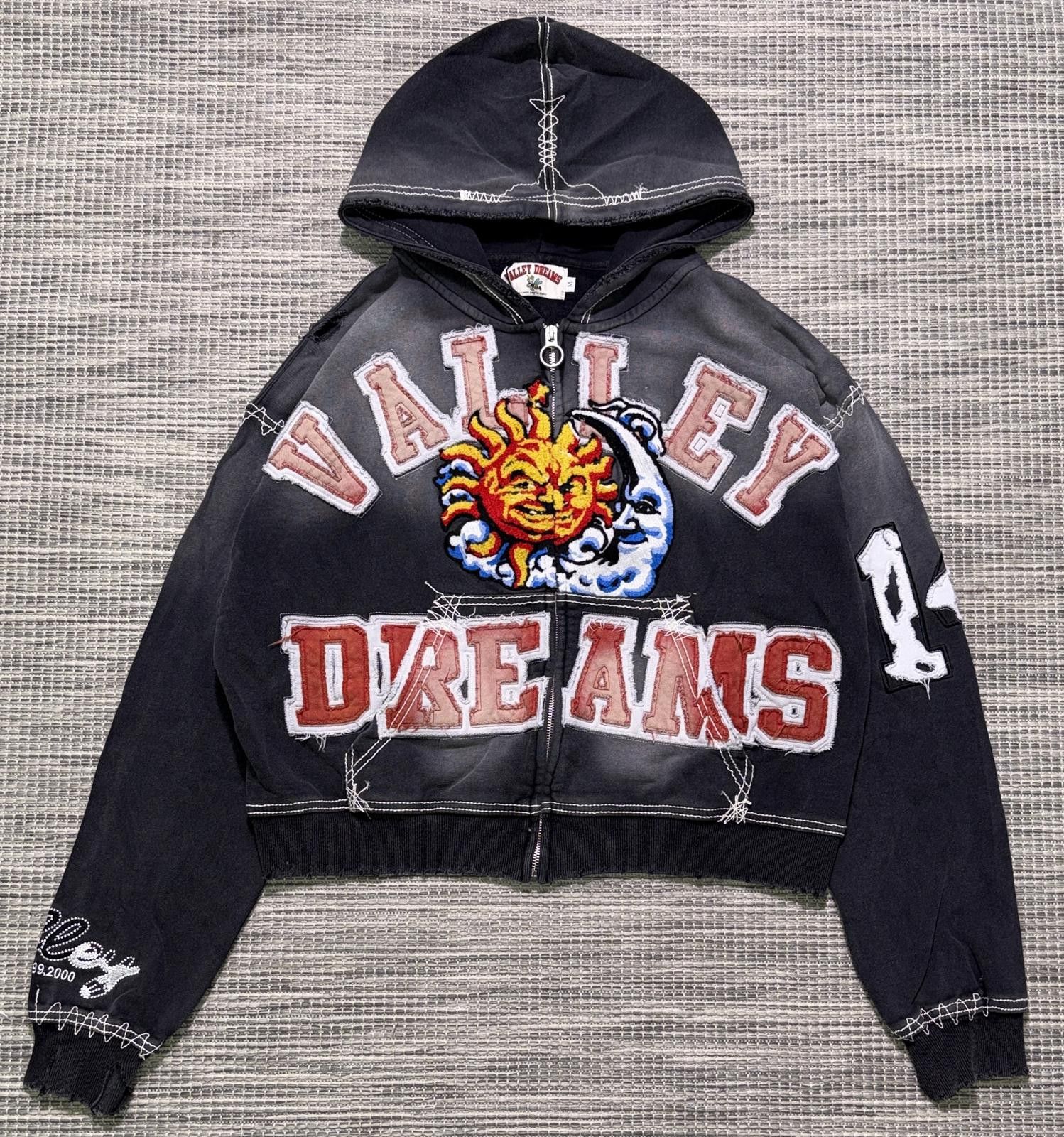 Vale Vale Forever Black Sunny Men's Zip Up Hoodie Size US M / EU 48-50 / 2 - 1 Thumbnail