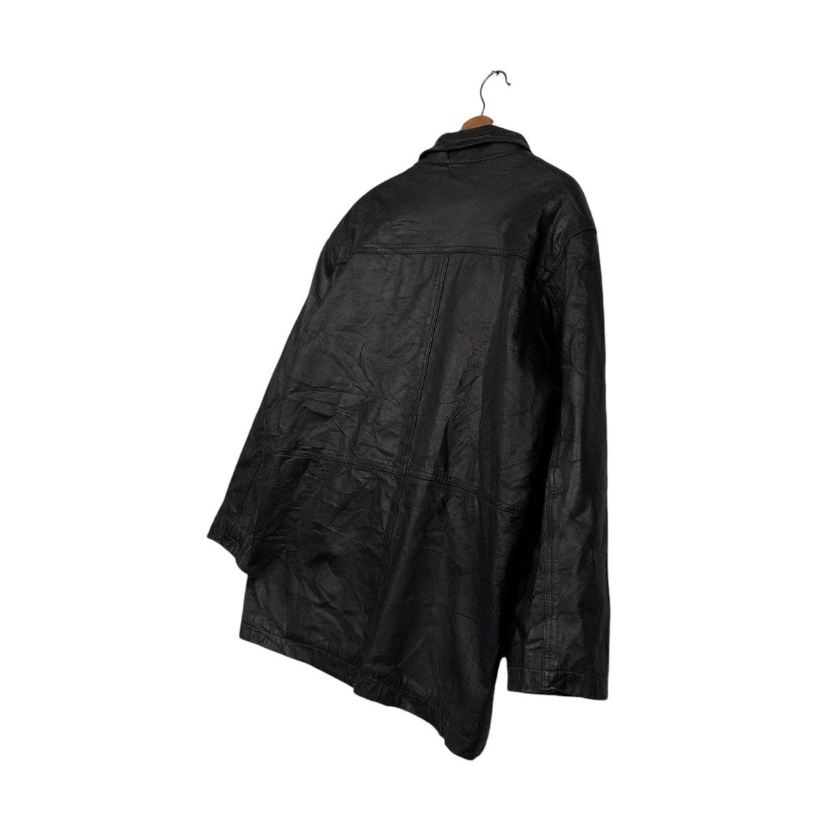 Japanese Brand 🔥VINTAGE BIKER LEATHER JACKET RECUERDO ISSEY MIYAKE Size US M / EU 48-50 / 2 - 12 Thumbnail