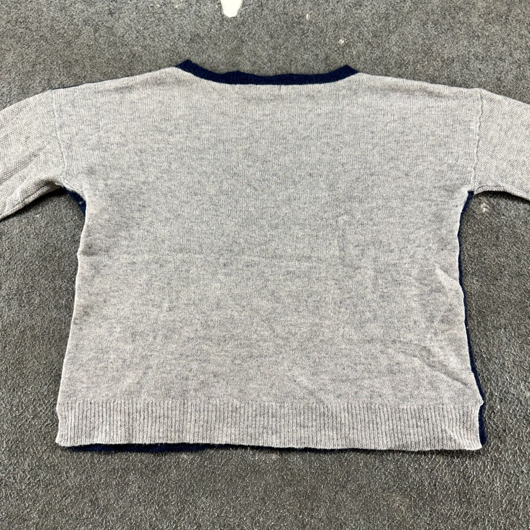 Vintage Philosophy Dane Lewis Sweater Womens L Blue Grey Pocket Long Sleeve Cashmere Size L / US 10 / IT 46 - 5 Thumbnail