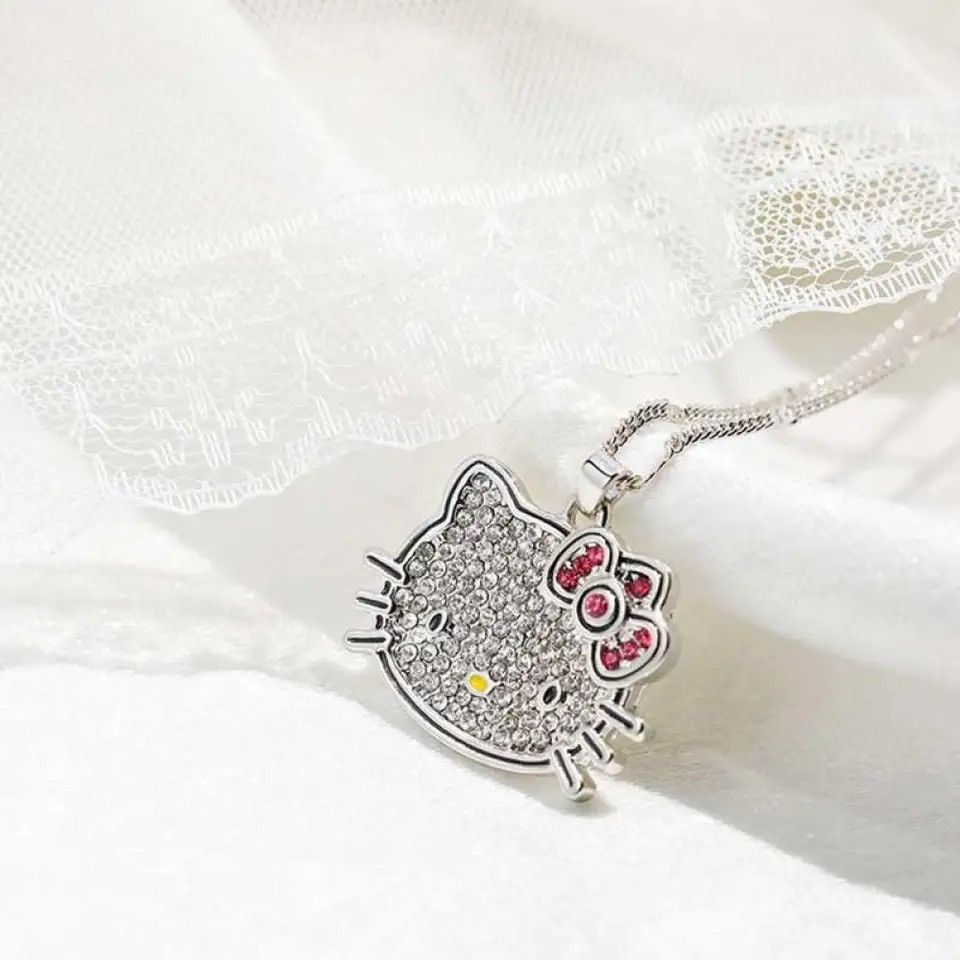 Anime × Jewelry Hello Kitty Pendant Necklace Size ONE SIZE - 9 Thumbnail