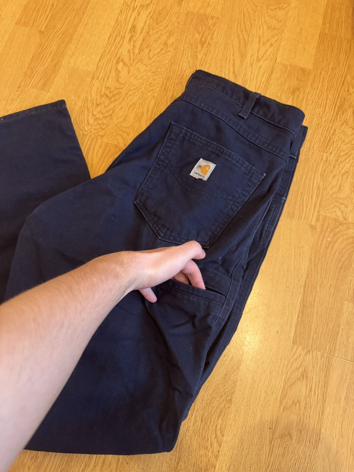 Carhartt × Vintage Vintage 90s Carhartt work cargo pants Y2K Size US 34 / EU 50 - 2 Thumbnail