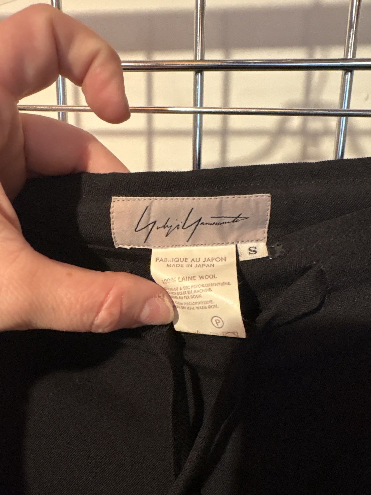 Yohji Yamamoto Yohji Yamamoto Black Pants Size US 29 - 3 Thumbnail