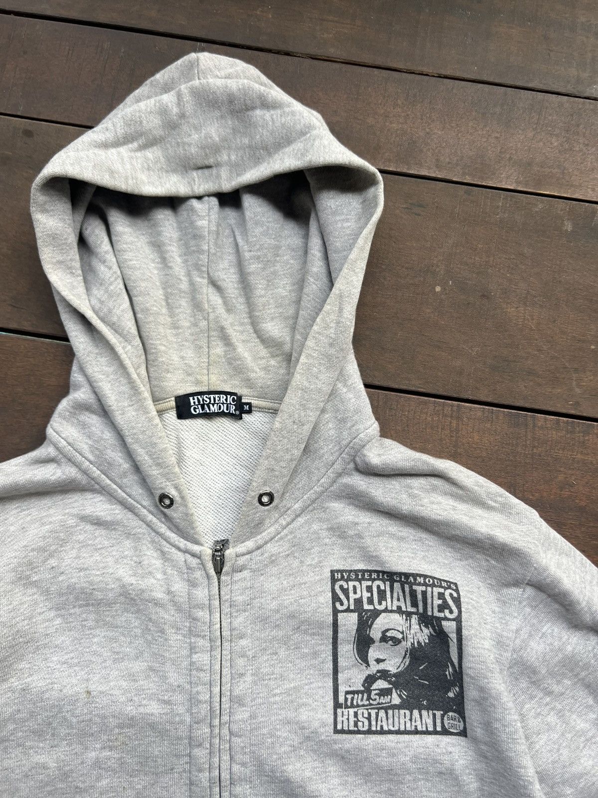 Hysteric Glamour HYSTERIC GLAMOUR OPEN BAR TIL 5 AM NAKED GIRL ZIP HOODIE Size US M / EU 48-50 / 2 - 5 Thumbnail