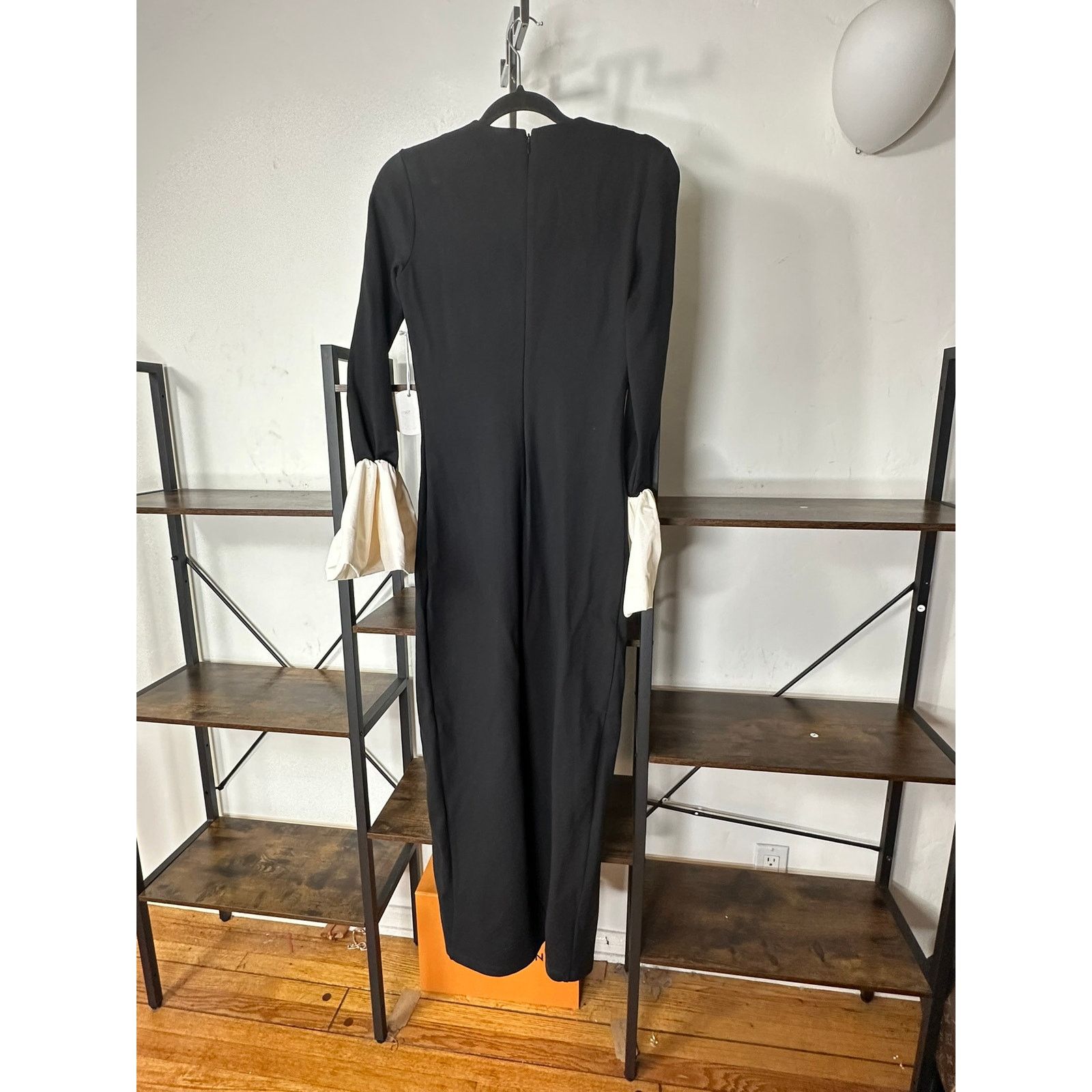 Staud STAUD Hawthorne Taffeta-Trimmed Dress S Size S / US 4 / IT 40 - 2 Thumbnail