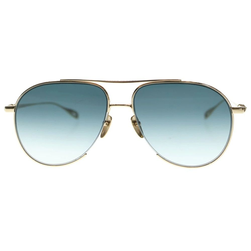 CHROME HEARTS STEPPIN' BLU サングラス 登坂着 CHROME HEARTS クロムハーツ STEPPIN' BLU / GOLD BLUE サングラス