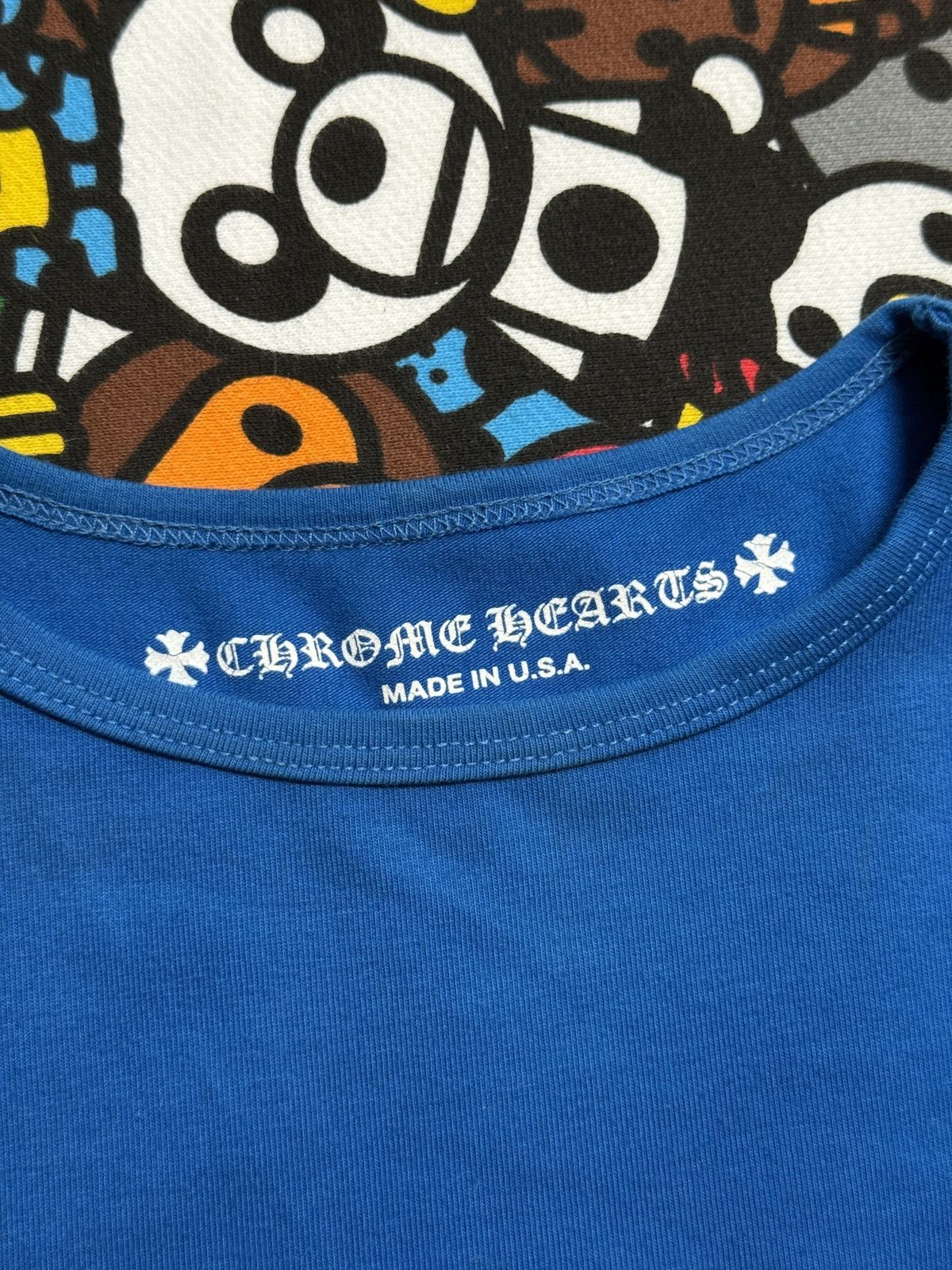 Chrome Hearts Chrome Hearts Women’s Blue Biker Top Size M / US 6-8 / IT 42-44 - 3 Thumbnail