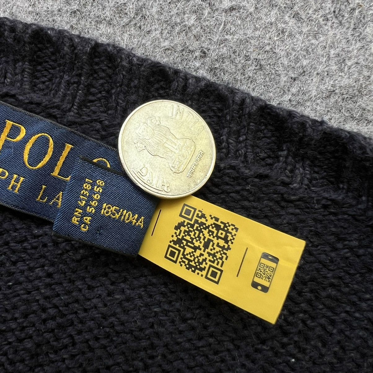 Designer × Polo Ralph Lauren × Vintage Vintage Polo Ralph Lauren Bear & Big Pony Knit Sweater Size US XL / EU 56 / 4 - 5 Thumbnail