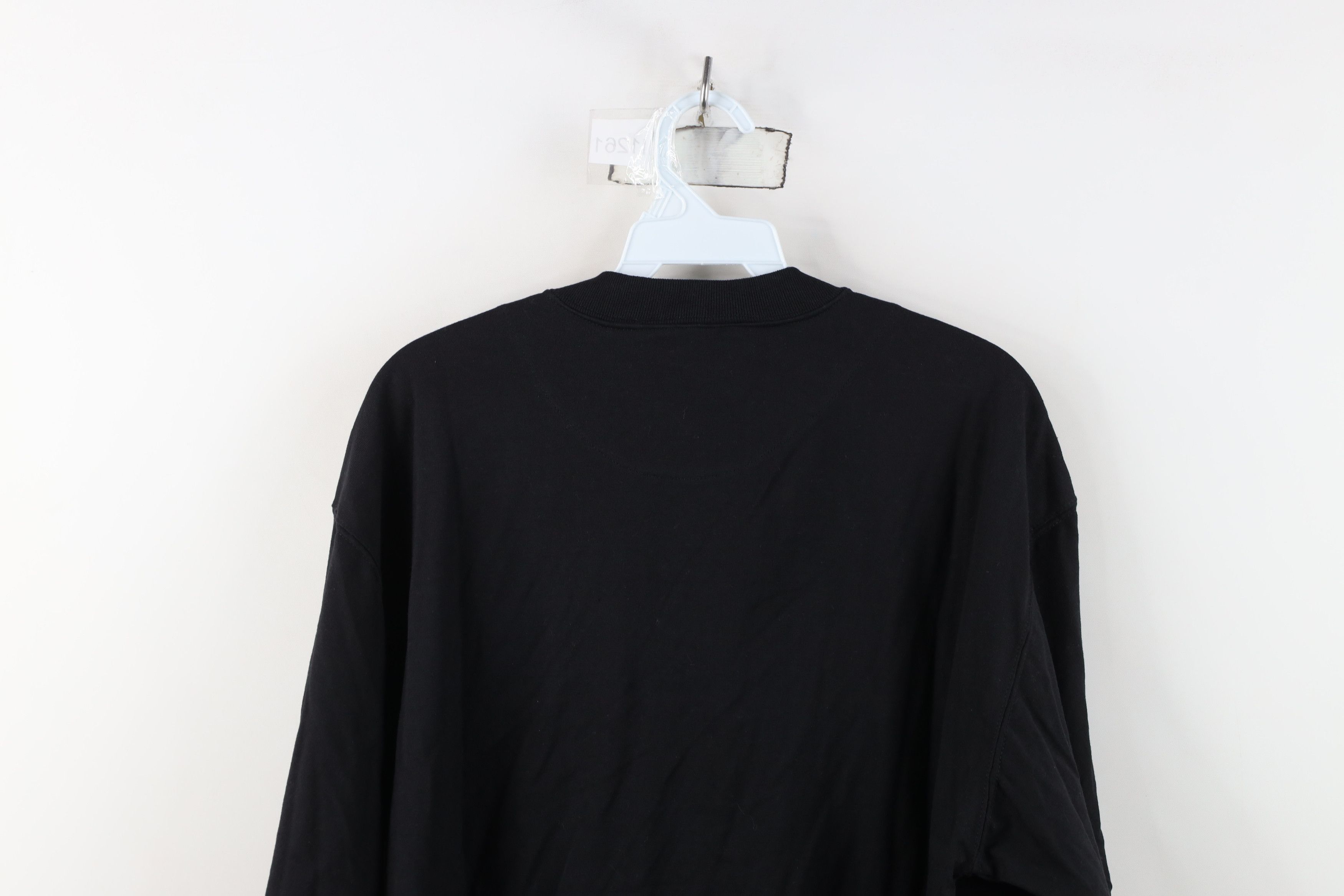 Vintage Deadstock Vintage 90s Streetwear Fit Henley T-Shirt Black Size US L / EU 52-54 / 3 - 11 Thumbnail