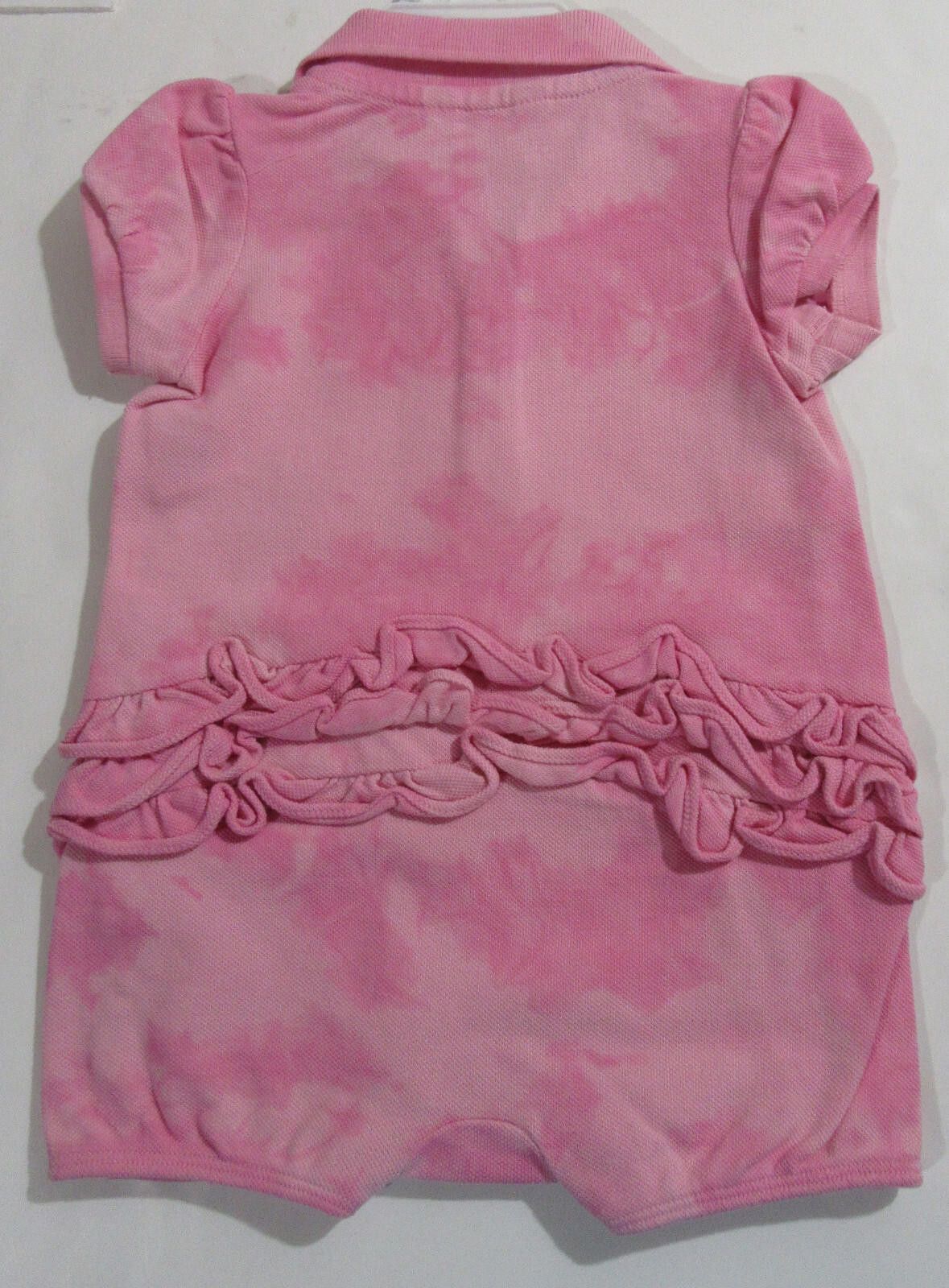 Polo Ralph Lauren Polo Ralph Lauren One Pc. Big Pony Tie Dye Romper Pink 3M Size ONE SIZE - 5 Thumbnail