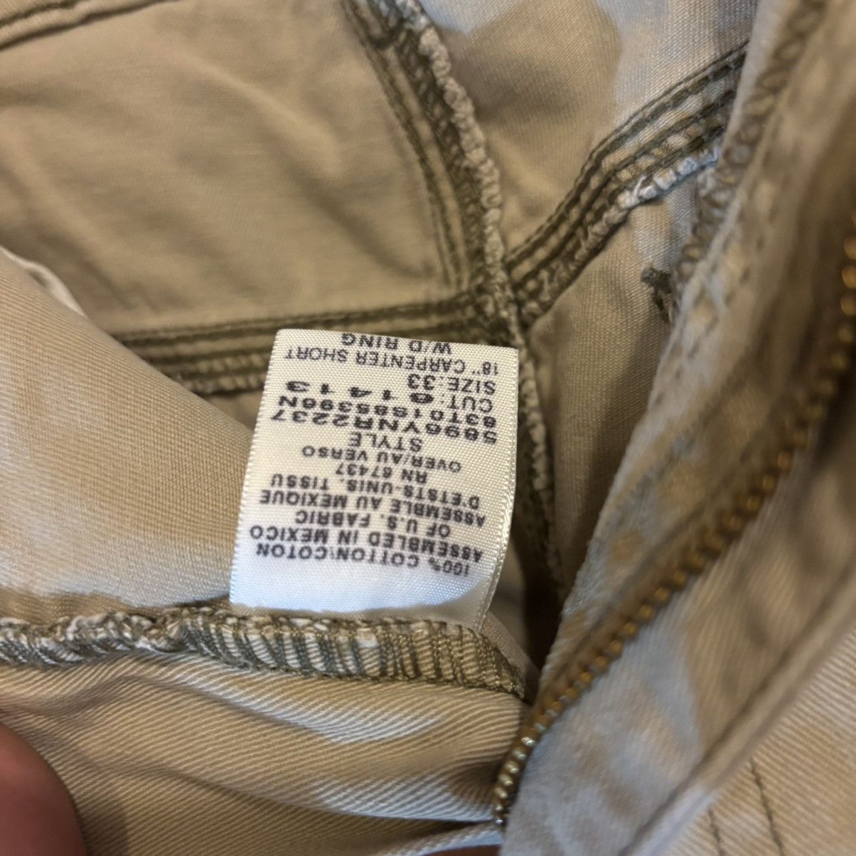 Polo Ralph Lauren × Vintage $70 Y2K Polo Carpenter Shorts Size US 33 - 8 Thumbnail