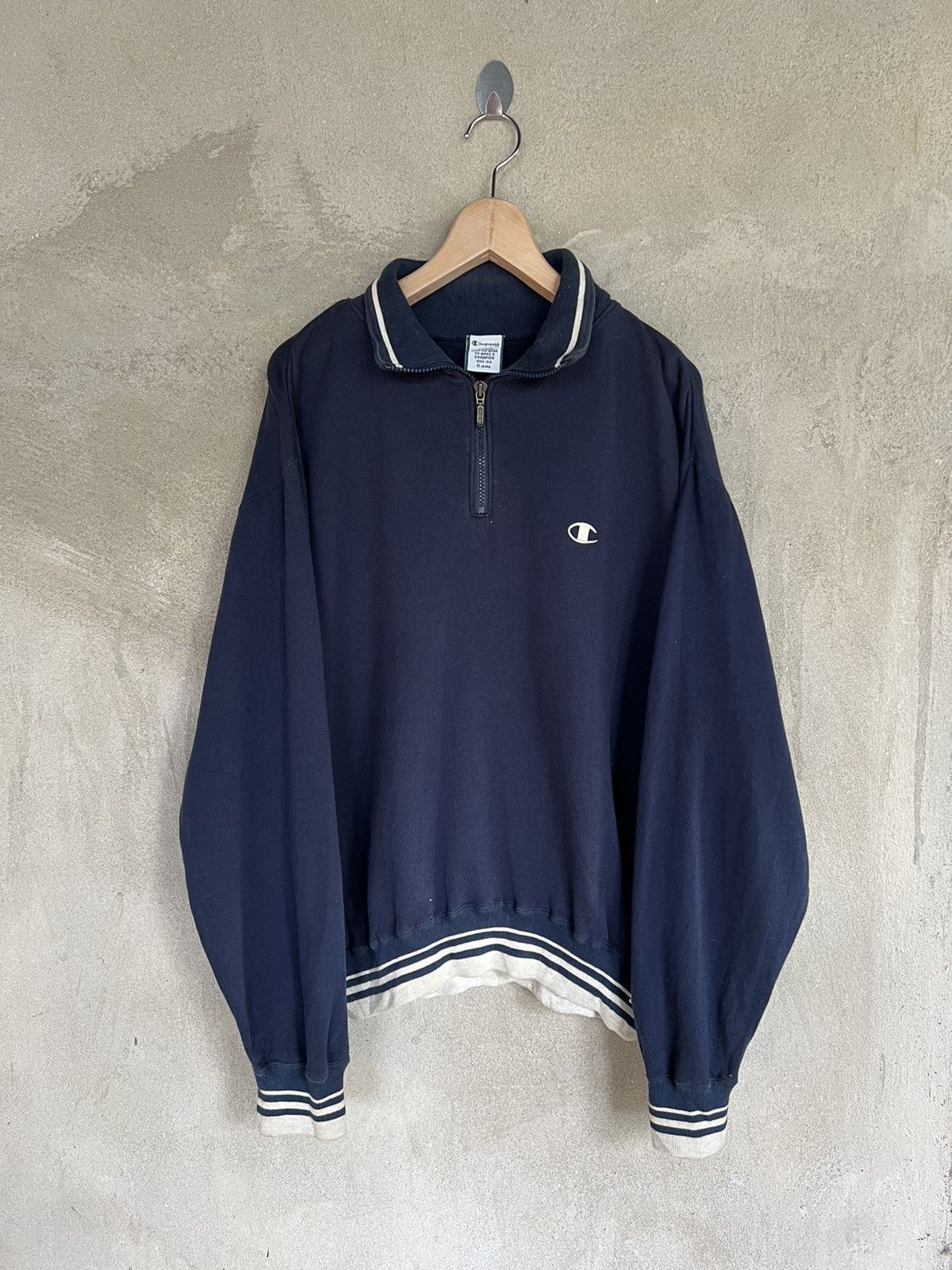 Champion × Vintage Vintage Champion Small Logo Sweatshirt Size US XL / EU 56 / 4 - 2 Thumbnail