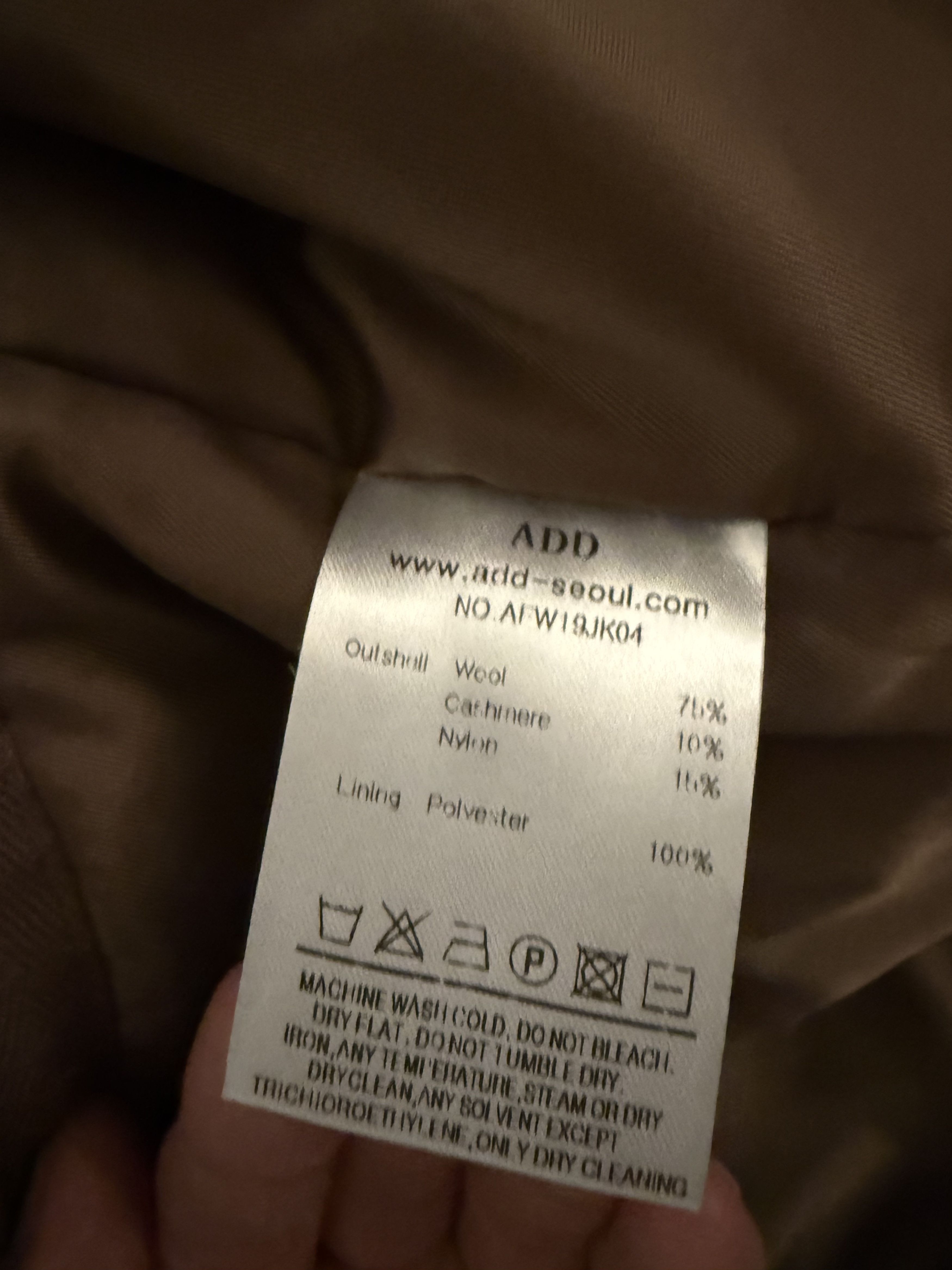 Add ADD SEOUL Heavy Coat Size US M / EU 48-50 / 2 - 6 Thumbnail