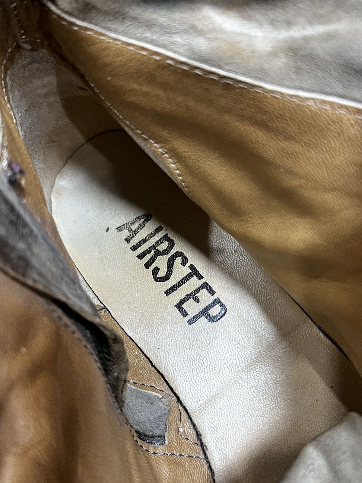 A.S.98 A.S.98. Airstep Grey Leather Biker Ankle Boots Size US 8 / IT 38 - 14 Thumbnail