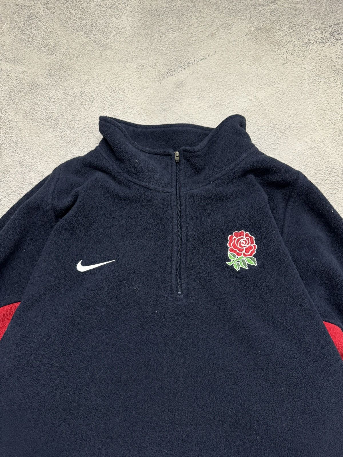 Nike Y2K Vintage Y2k Nike swoosh team rose England sweatshirt Size US XXL / EU 58 / 5 - 3 Thumbnail