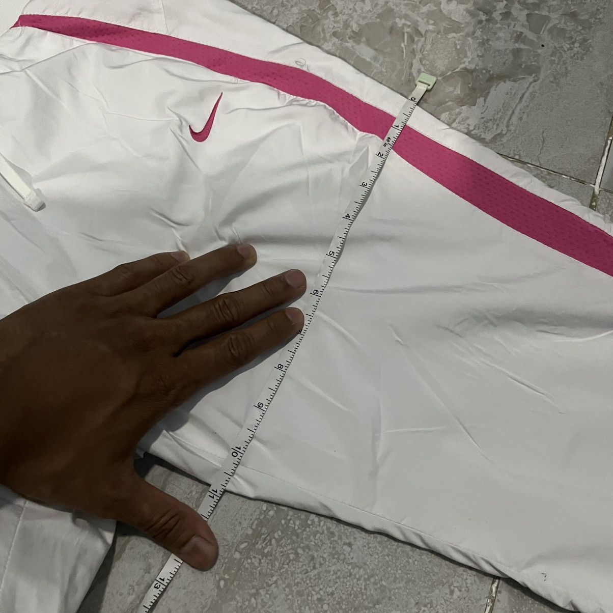 Nike Nike Women White Pink Track Pant Size 27" / US 4 / IT 40 - 12 Thumbnail