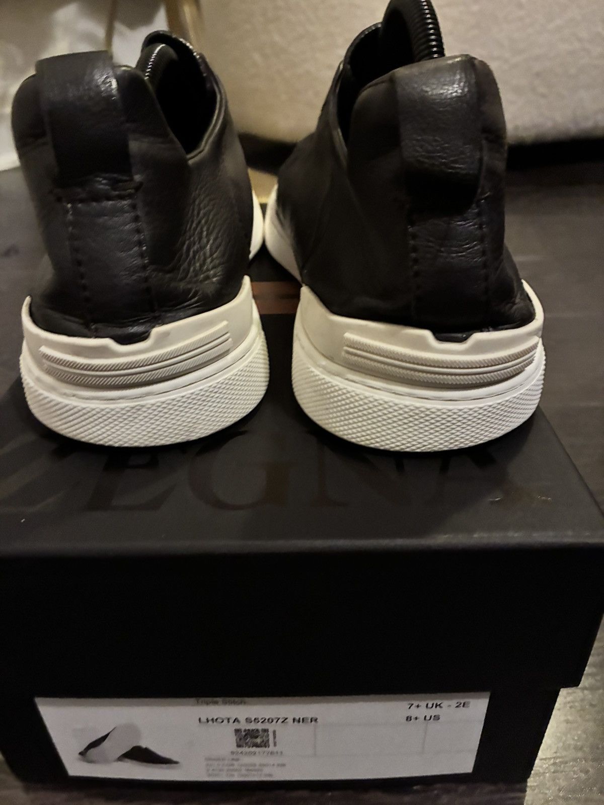 Ermenegildo Zegna Zegna brown second skin triple stitch uk 9.5 eu 43.5 Size US 10.5 / EU 43-44 - 4 Thumbnail