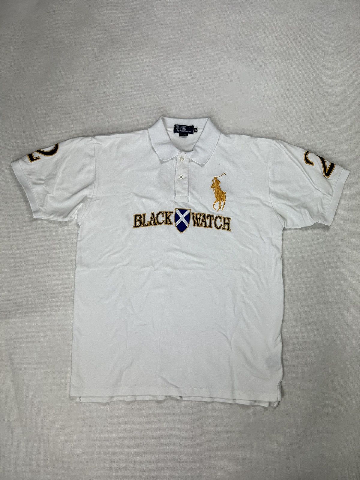 Polo Ralph Lauren × Vintage 🏇 Polo Ralph Lauren Blackwatch vintage polo shirt Size US XL / EU 56 / 4 - 1 Thumbnail