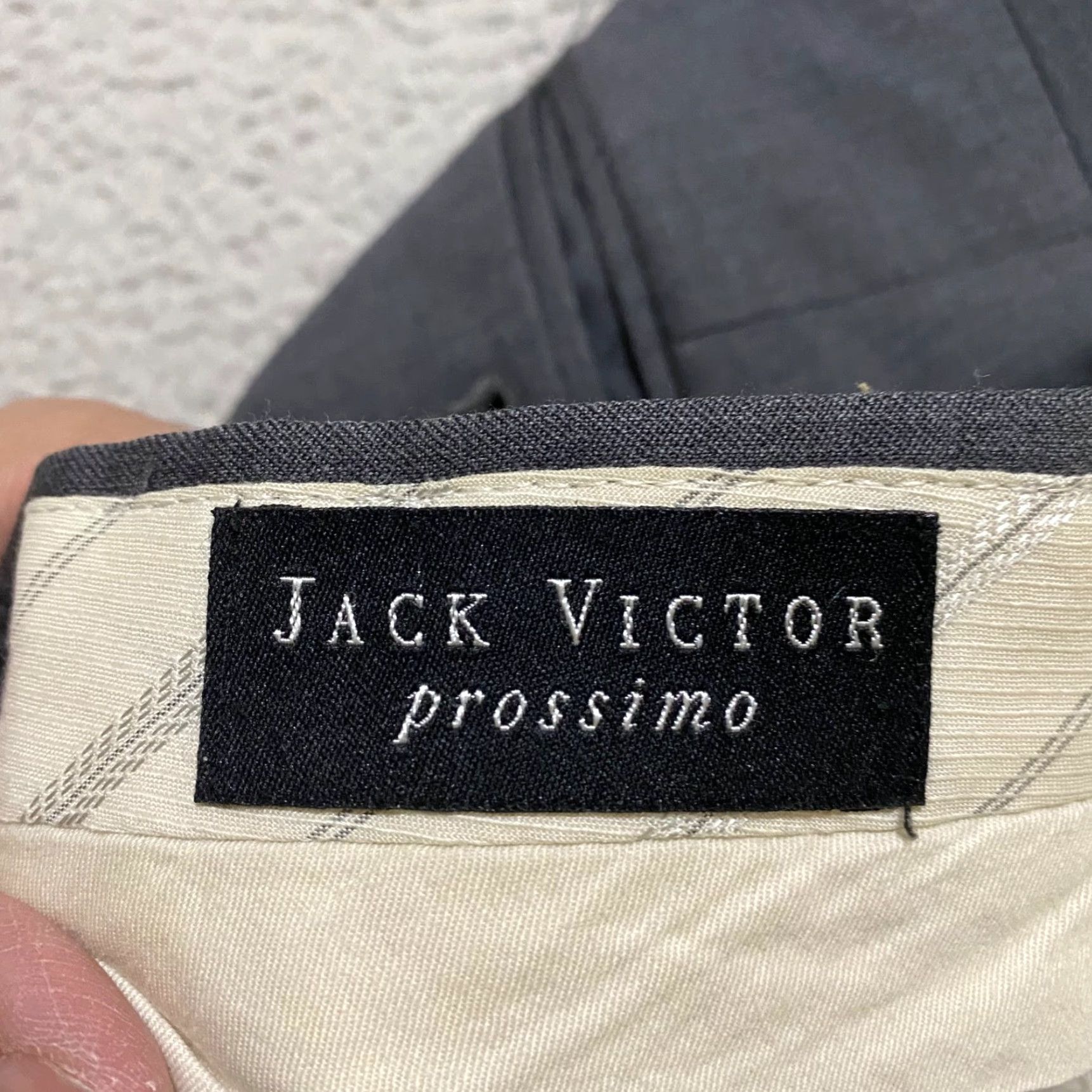 Jack Victor Jack Victor Dress Pants Men's 36 Gray Wool Slim Straight Pleated Size US 36 / EU 52 - 3 Thumbnail