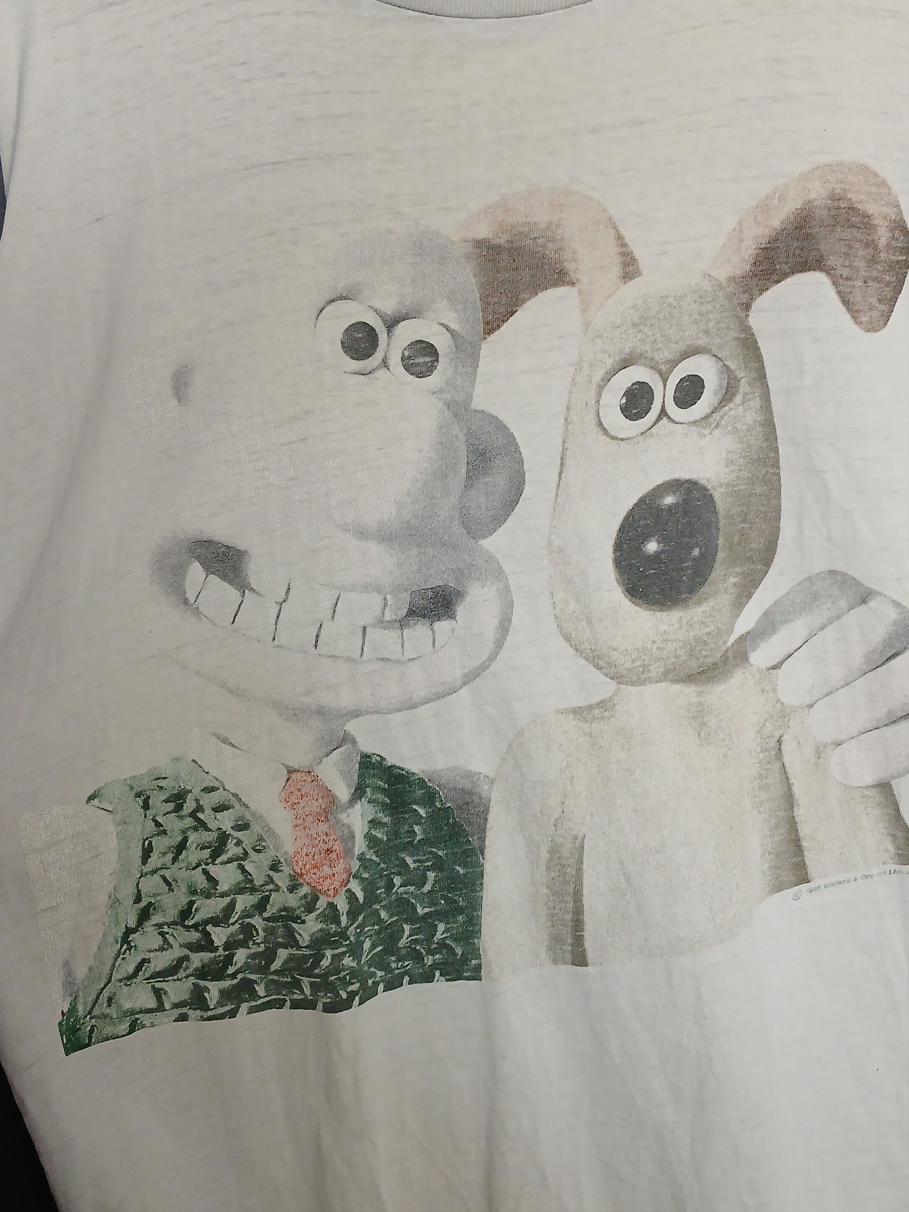 Vintage Vintage Wallace & Gromit T-Shirt Size US M / EU 48-50 / 2 - 3 Thumbnail