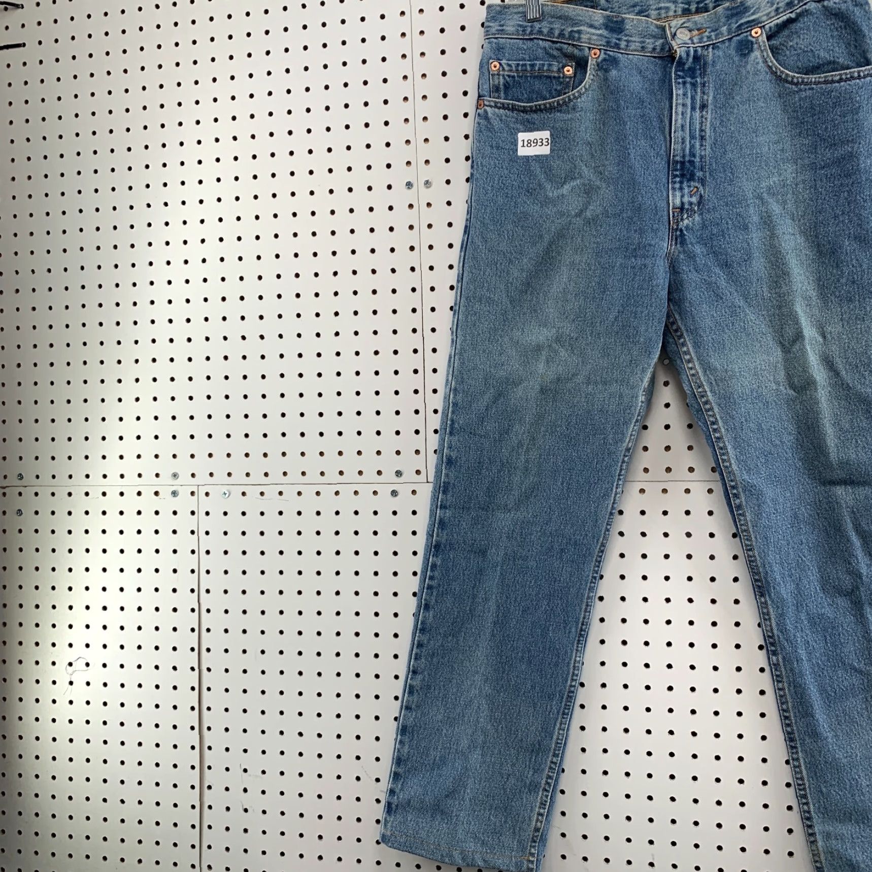 Levi's VINTAGE Levi's 505 Jeans Regular Mens Blue Denim 32x28 Straight Fit denim Jeans 32 Mens Blue Levi's 505 Vintage 90s Size US 32 / EU 48 - 7 Thumbnail