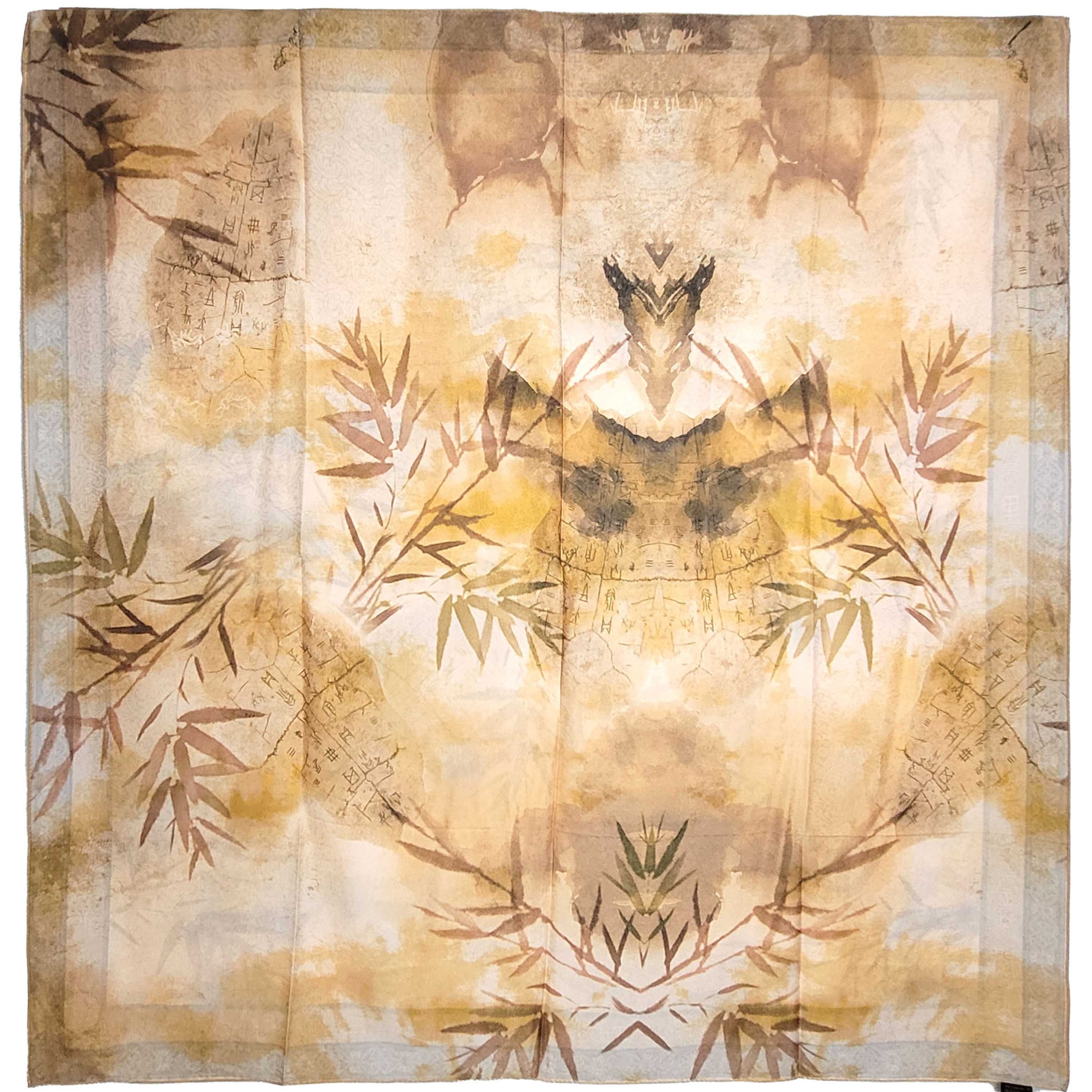 Other NWT Double Sided Silk Scarf 52"x52" Large Square Wrap 3210 Size ONE SIZE - 3 Thumbnail