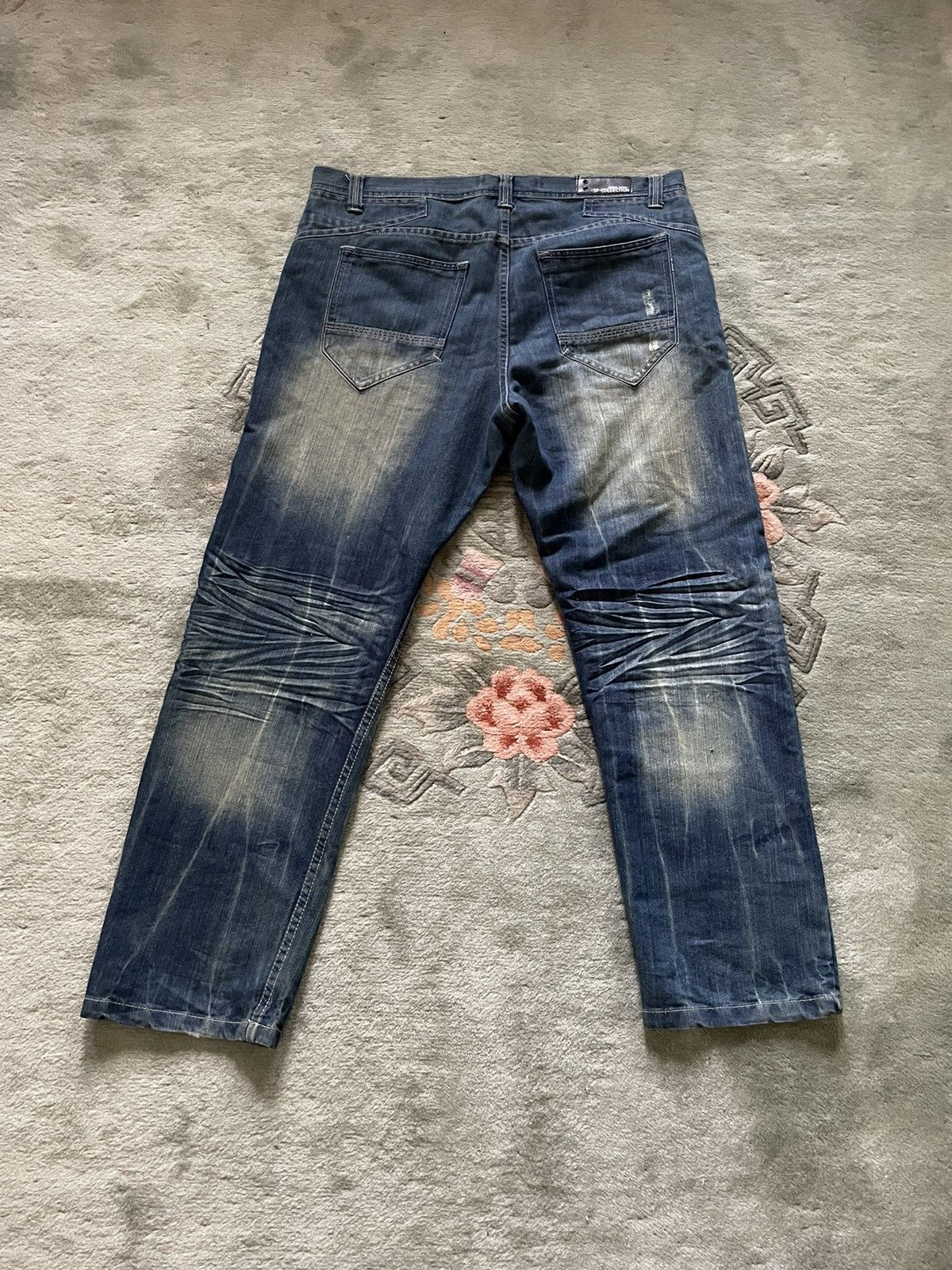 JNCO × Southpole × Vintage Vintage Southpole Acne Stained Wideleg Jeans Size US 44 / EU 60 - 2 Thumbnail
