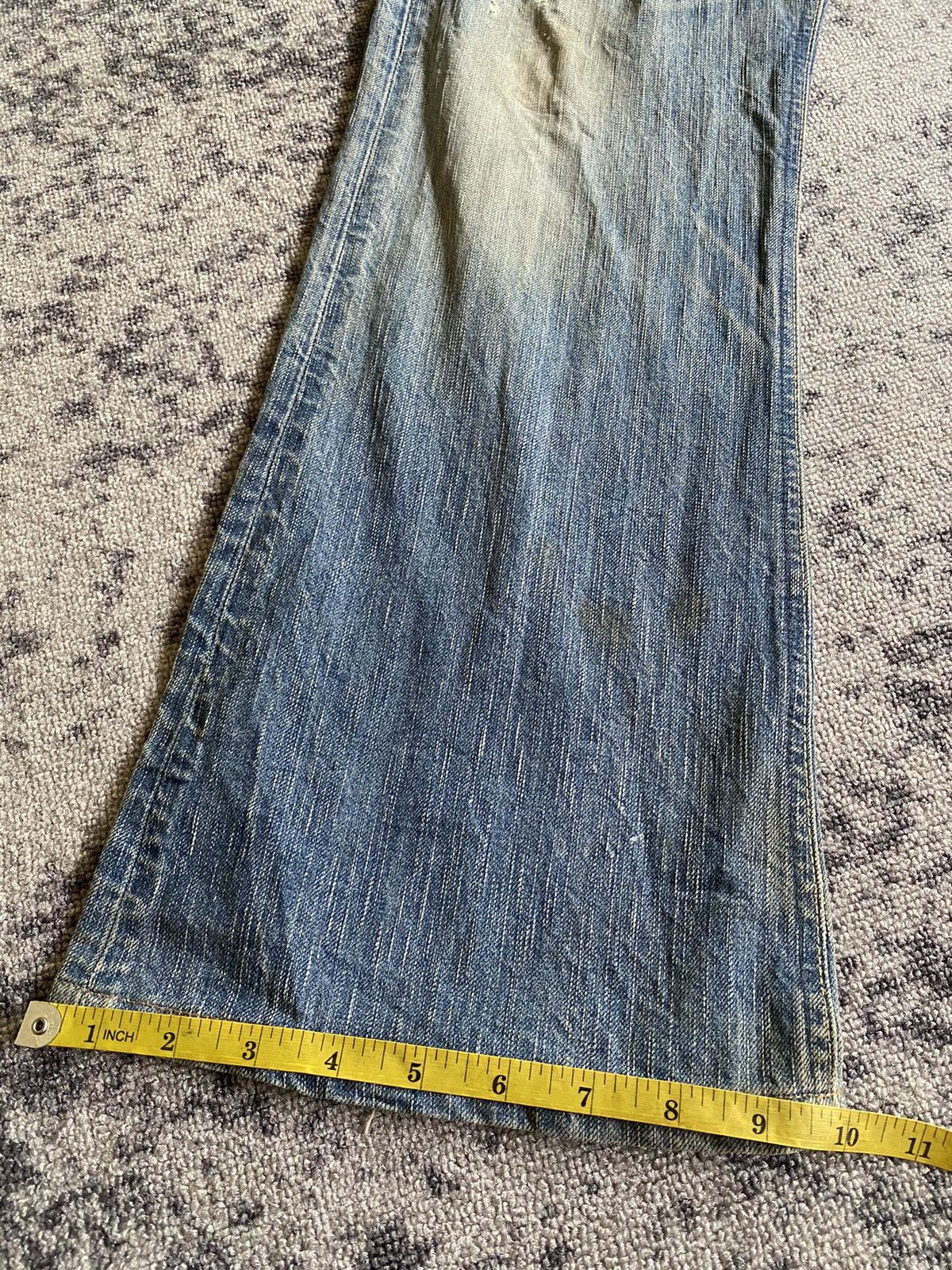 Hysteric Glamour Y2k Edwin 503 distressed bootcut jeans Size US 33 - 12 Thumbnail