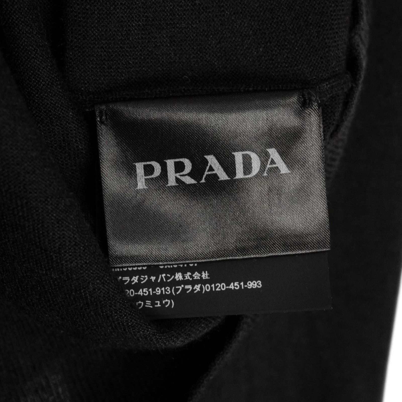 Prada Prada Cashmere Silk Blend Black Turtleneck Sweater Size US L / EU 52-54 / 3 - 7 Thumbnail