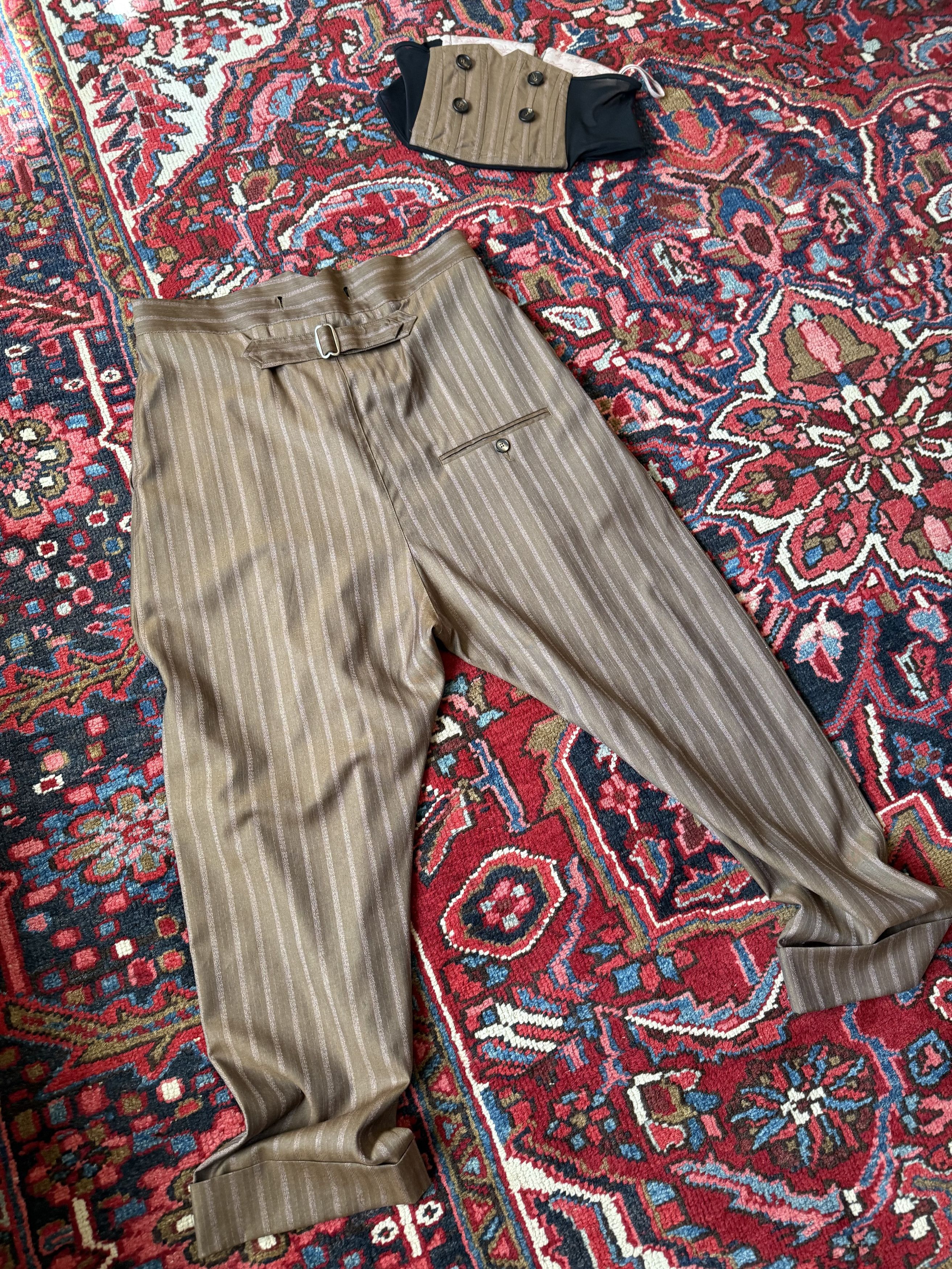 Vivienne Westwood Vivienne Westwood Striped Corset Trousers Size US 32 / EU 48 - 16 Thumbnail