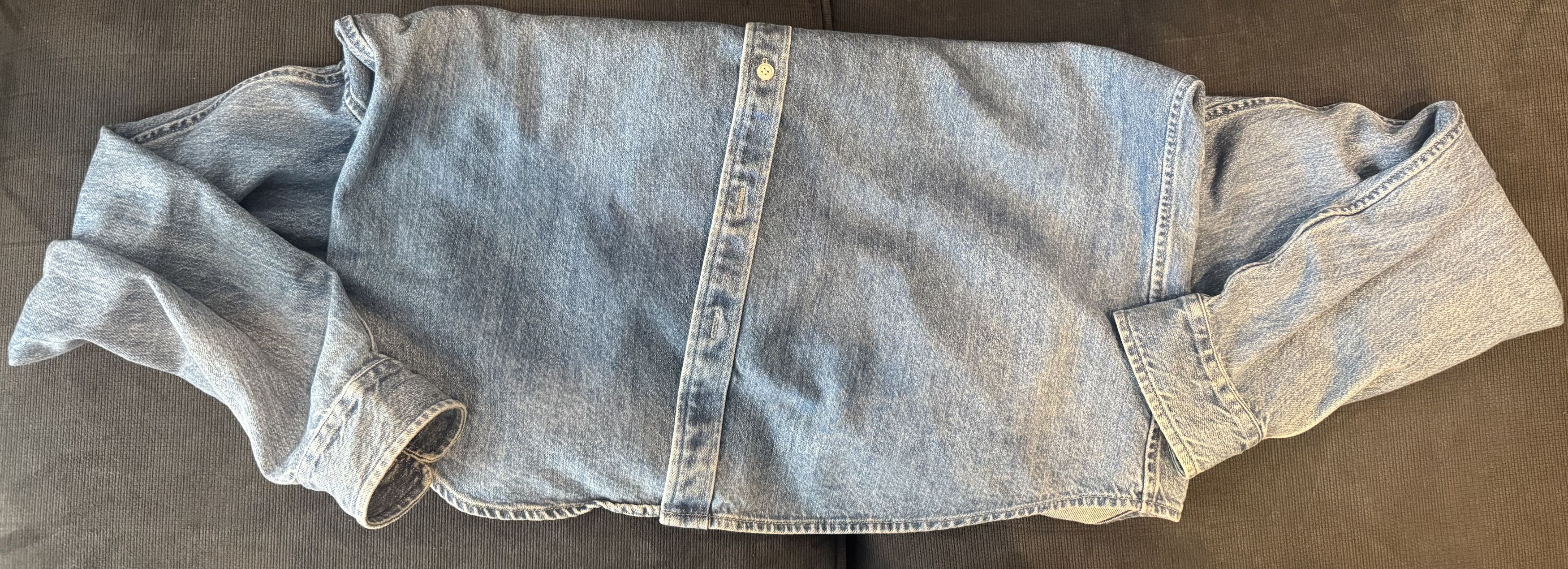 Supreme Small Box Logo Denim Button Up Size US S / EU 44-46 / 1 - 5 Thumbnail