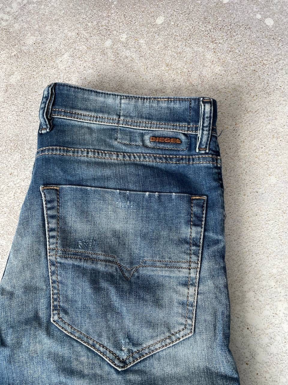 Diesel × Diesel Black Gold × Vintage Vintage Diesel Tepphar Blue Denim Pants Metal Logo Y2K Rare Size US 31 - 2 Thumbnail