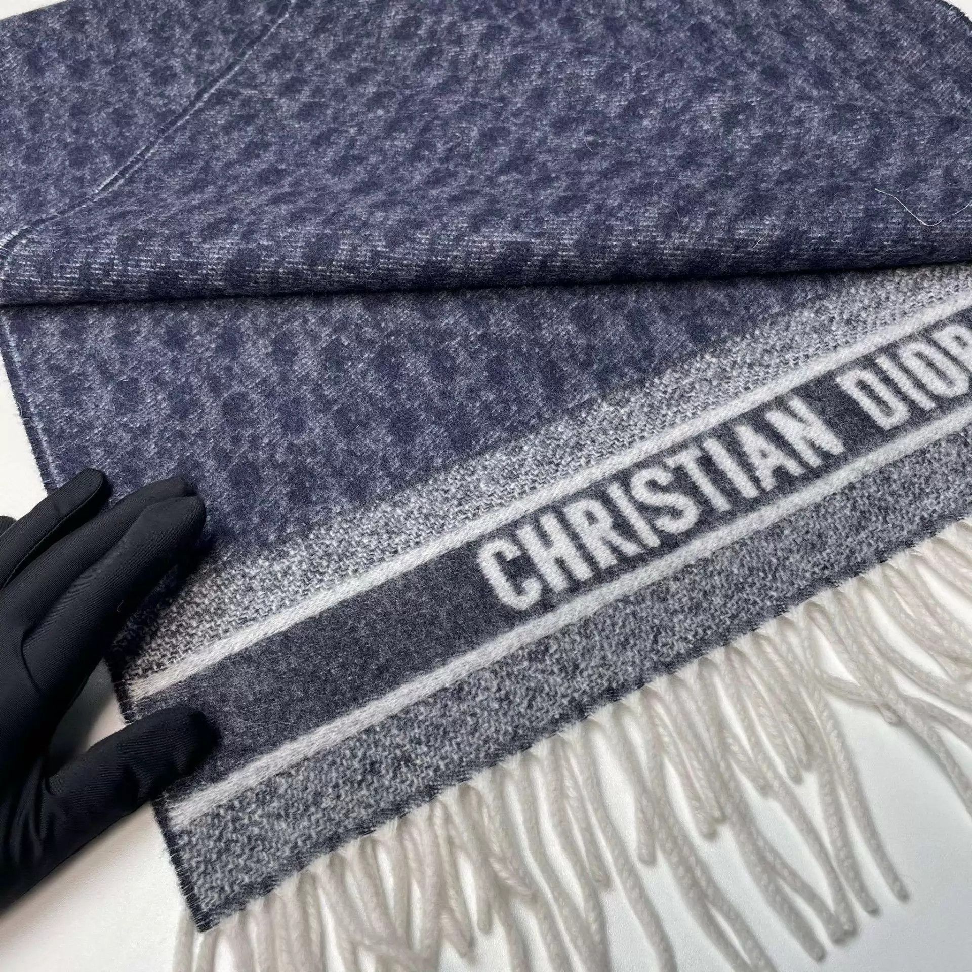 Dior Dior 98 New Double-Sided Oblique Scarf Size ONE SIZE - 7 Thumbnail