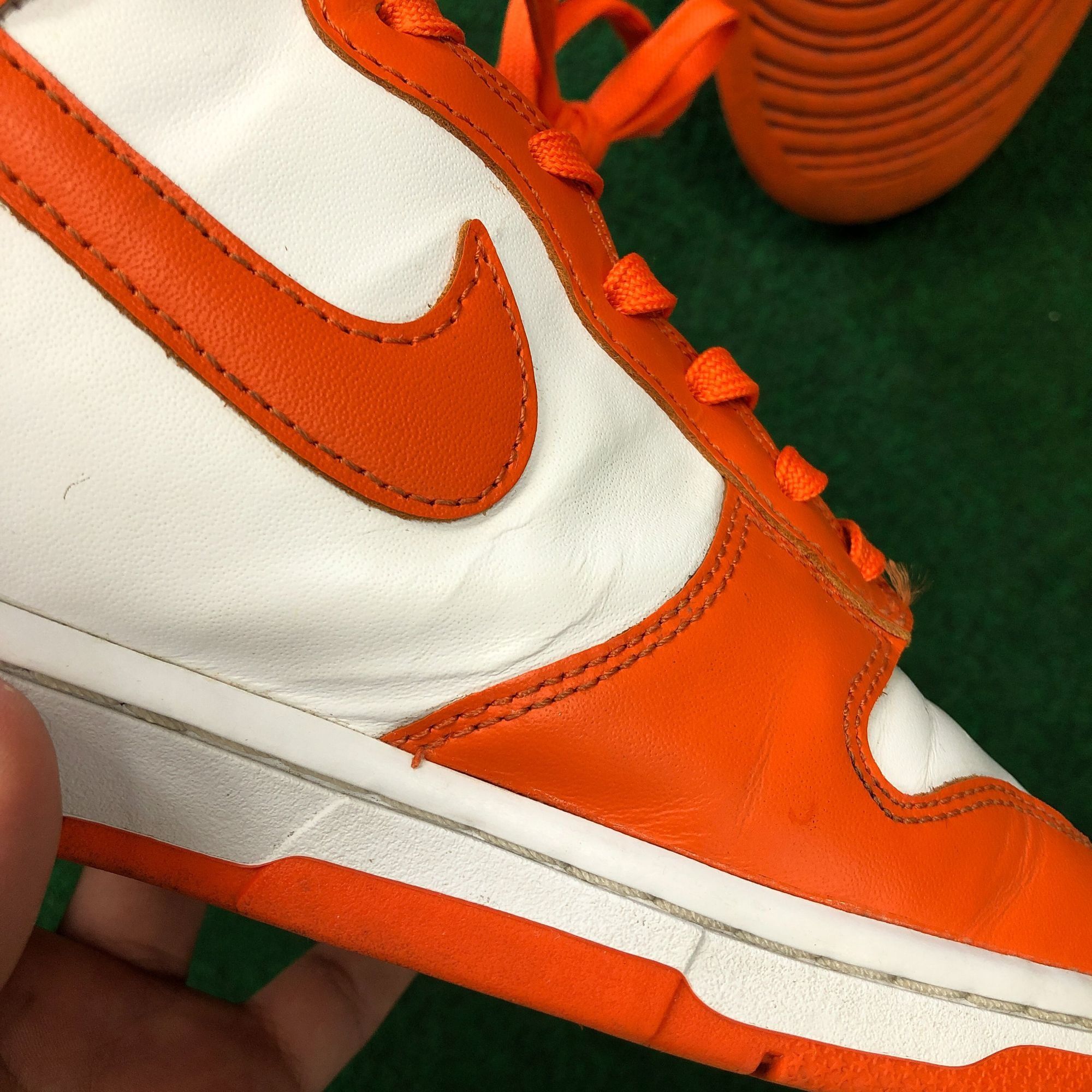 Nike Pre-Owned Dunk High SP ‘Syracuse’ 2021 - Size 8.5 Size US 8.5 / EU 41-42 - 7 Thumbnail