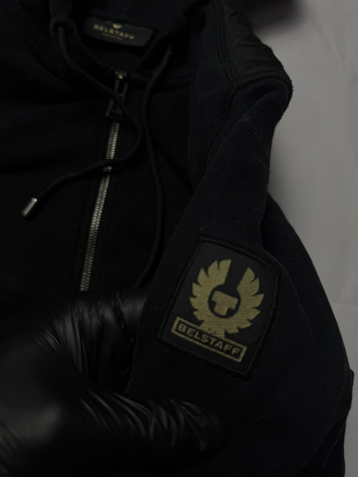 Belstaff Belstaff Nylon Panel Zip Hoodie | Size M (true to size) Size US M / EU 48-50 / 2 - 2 Thumbnail