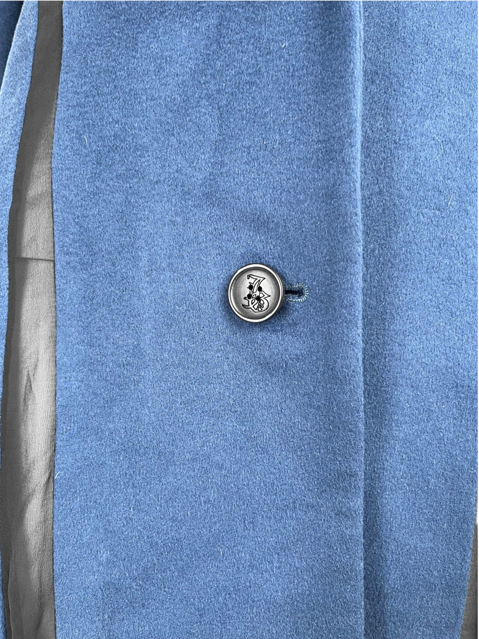 John Galliano John Galliano Paris Mid 1990's Blue Wool & Organza Coat Size S / US 4 / IT 40 - 5 Thumbnail