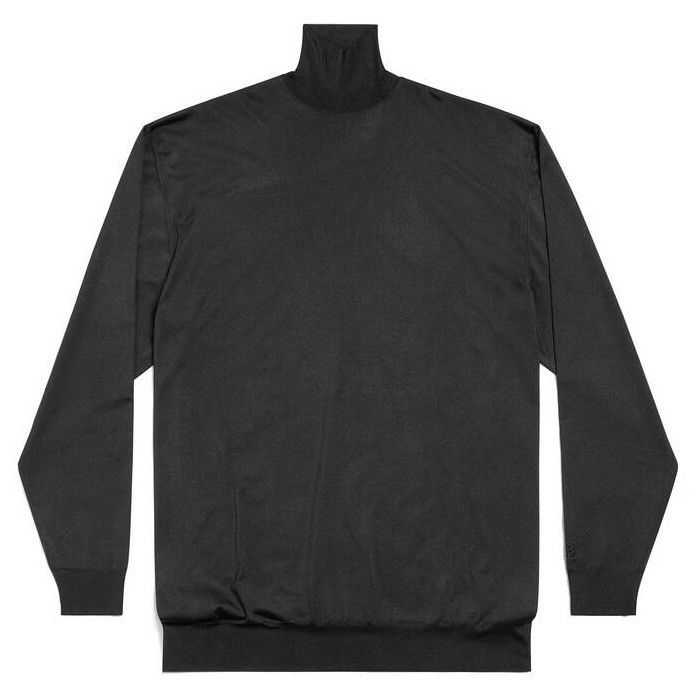o1w1db11225 BB Oversized Turtleneck Sweater in Black