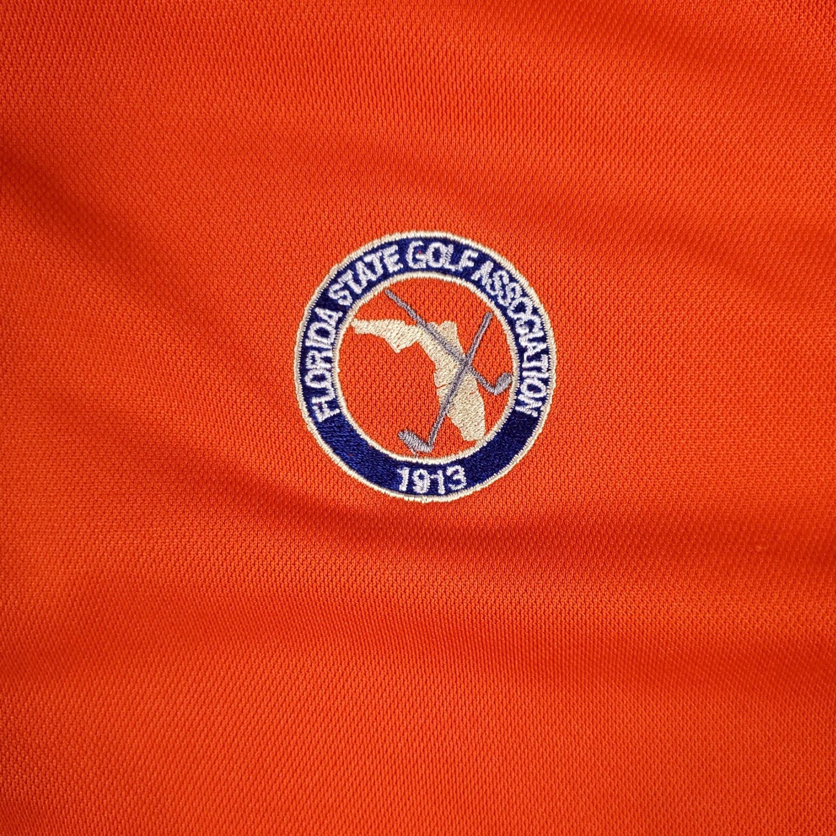 Nike VINTAGE Nike Polo Shirt Mens Large Orange Dri Fit Golf Casual Short Sleeve Adult Size US L / EU 52-54 / 3 - 2 Thumbnail