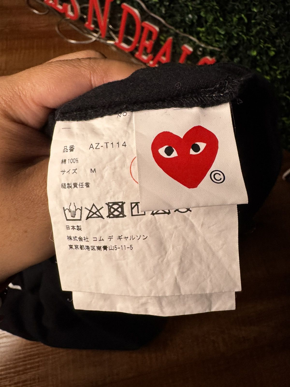 Comme des Garcons Comme des garcon heart tee Size US M / EU 48-50 / 2 - 3 Thumbnail