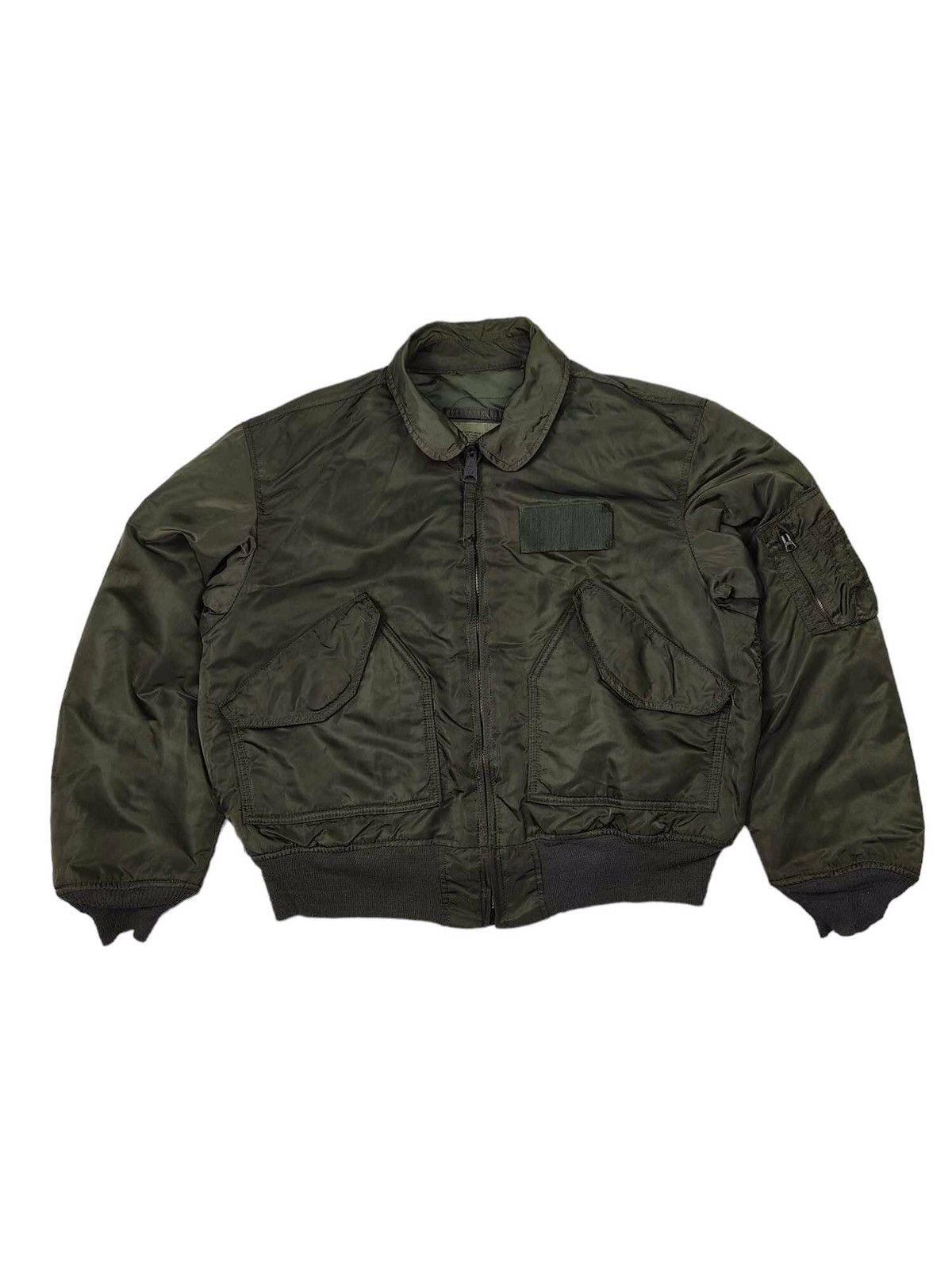 Alpha Industries × Vintage VINTAGE 90s Alpha Industries Flight Jacket Size US L / EU 52-54 / 3 - 1 Thumbnail