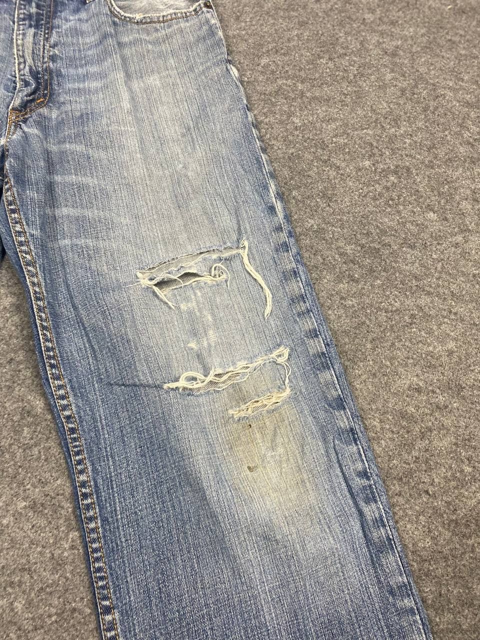 Levi's levis 550 relaxed fit distressed denim nice design Size US 36 / EU 52 - 11 Thumbnail
