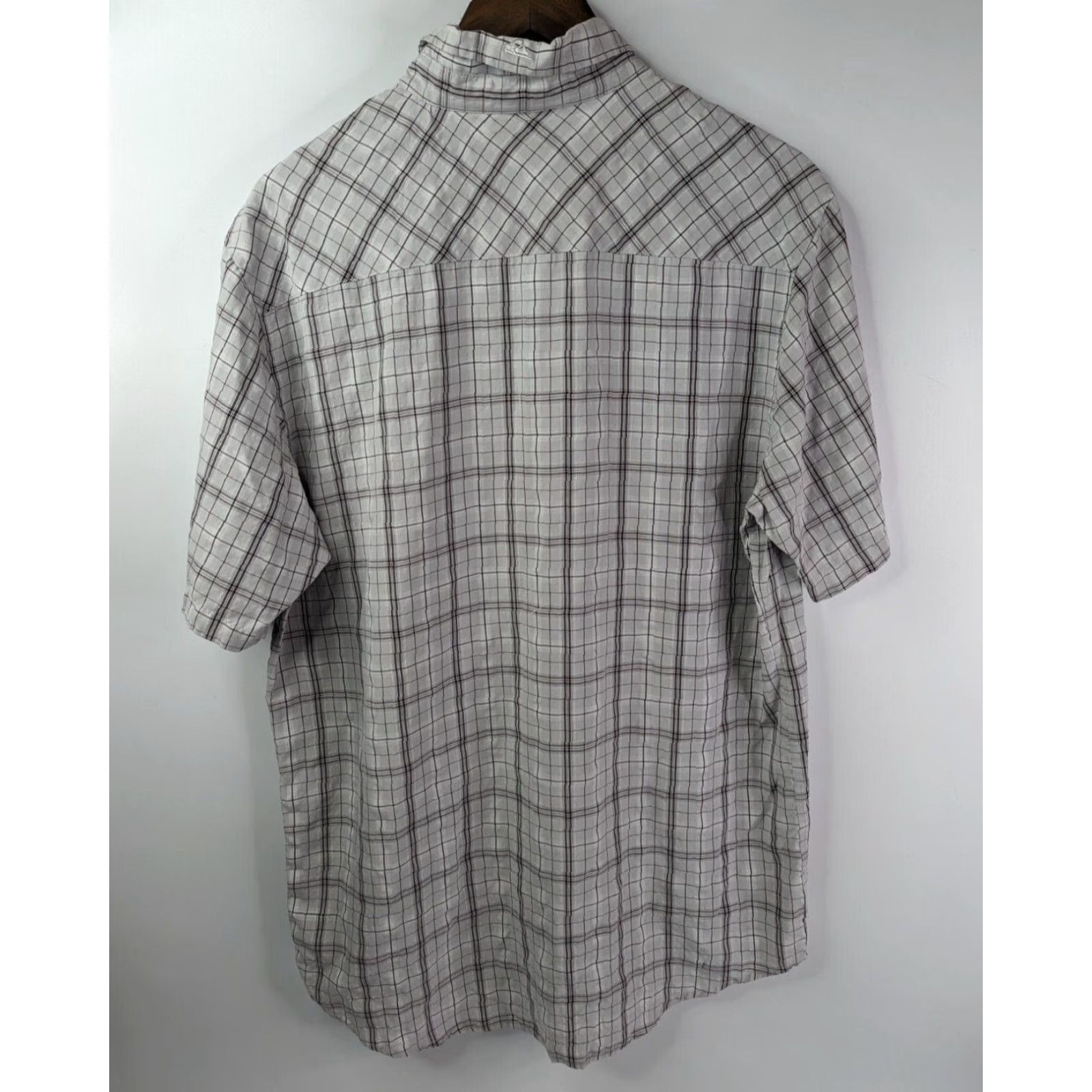Quiksilver Quiksilver Shirt Men L Grey Rayon Blend Short Sleeve Button Skate Summer Casual Size US L / EU 52-54 / 3 - 2 Thumbnail