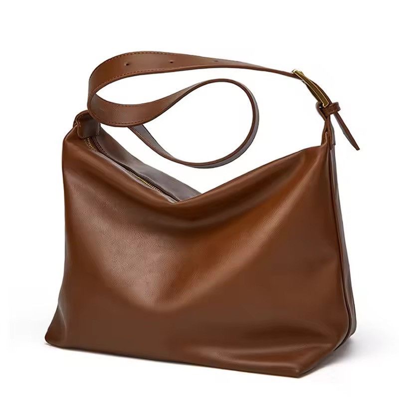Designer Design Shoulder Capacity Vintage Style PU Leather Bag Size ONE SIZE - 8 Thumbnail