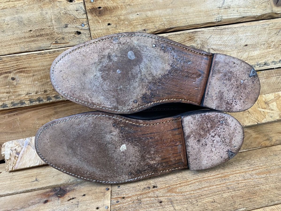 Florsheim × Vintage Vintage pebble grain wingtip oxford leather shoes 12C Size US 12 / EU 45 - 14 Thumbnail