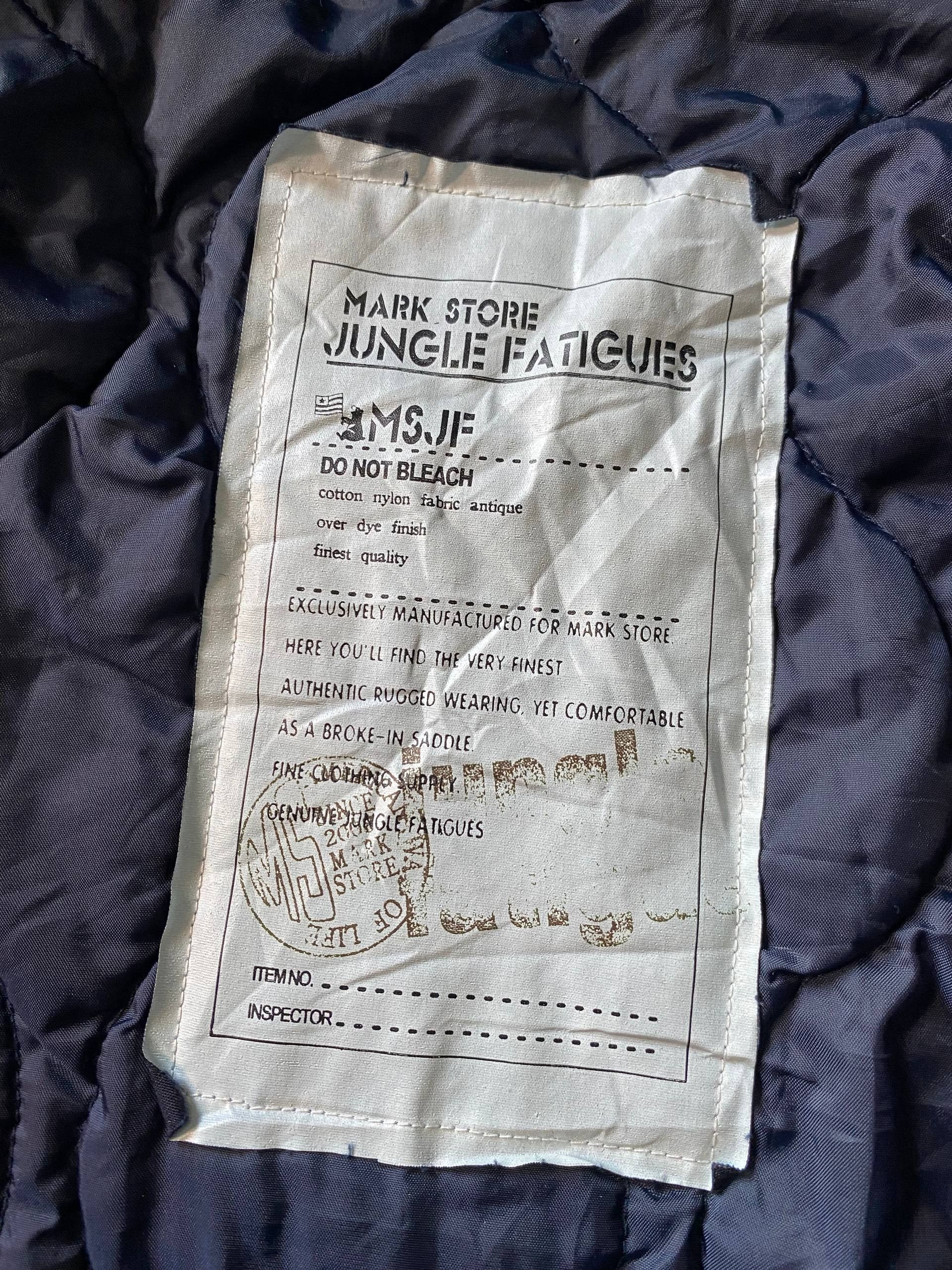 Japanese Brand Mark Store Jungle Fatigue Hooded Bomber Jacket Size US M / EU 48-50 / 2 - 11 Thumbnail