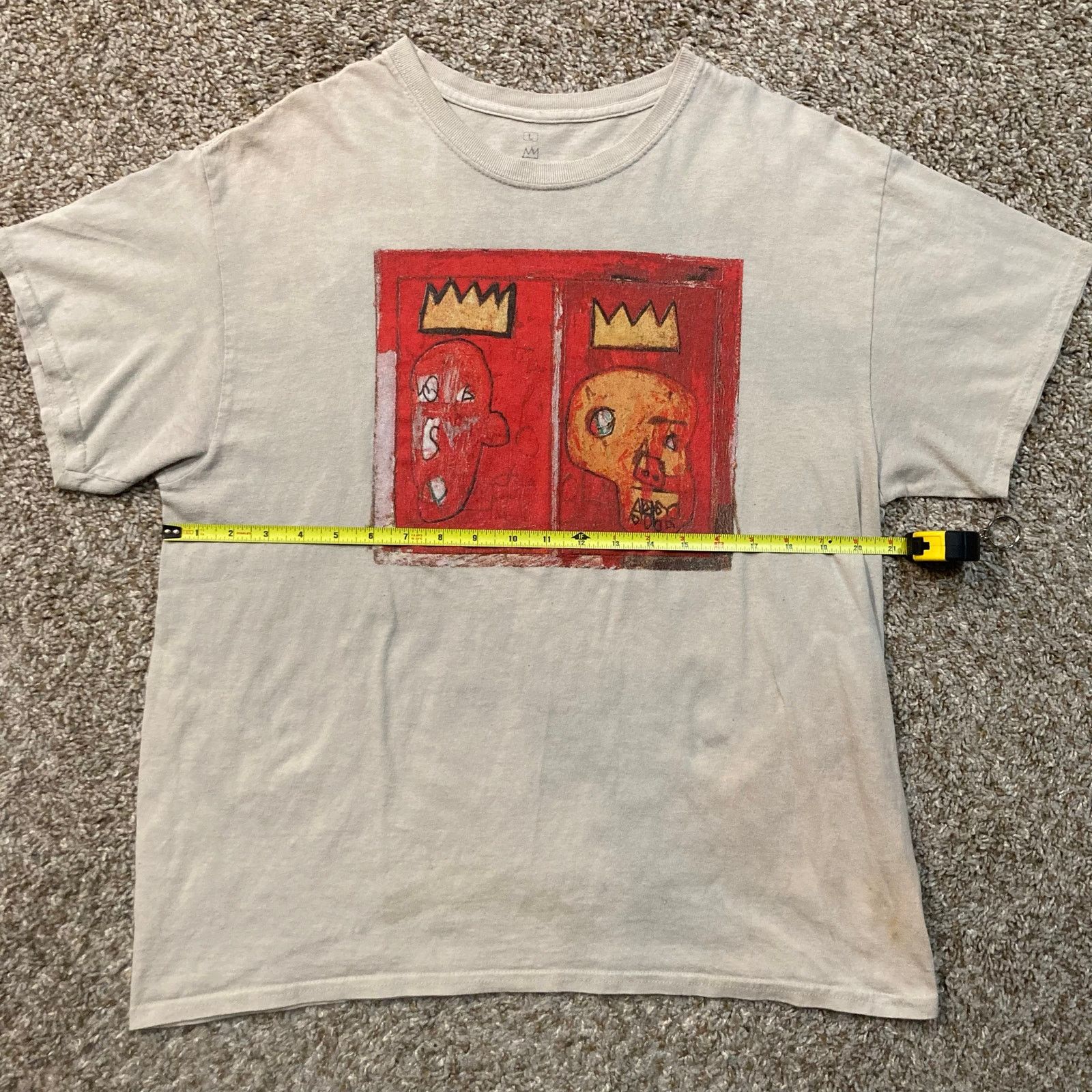 Vintage Jean Michel Basquiat Art T Shirt Large Size US L / EU 52-54 / 3 - 5 Thumbnail