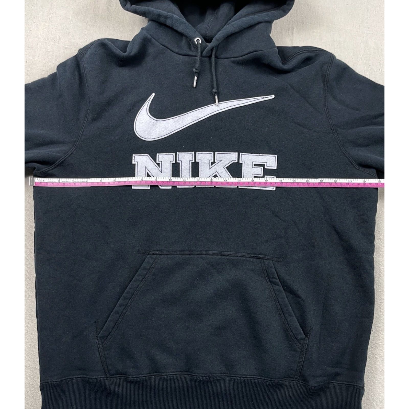 Nike NIKE Hoodie XL Black Swoosh Daily Essential Pullover Mens 90s Sports Size US XL / EU 56 / 4 - 4 Thumbnail
