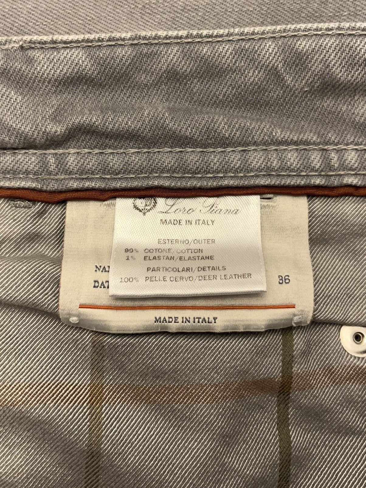 Loro Piana Loro Piana Kurashiki 5-pocket denim pants Size US 36 / EU 52 - 5 Thumbnail