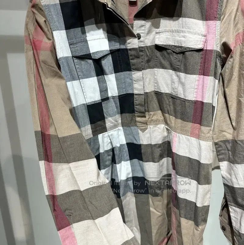 Burberry Burberry Color Block Cotton Dress in Size S. Size S / US 4 / IT 40 - 4 Thumbnail