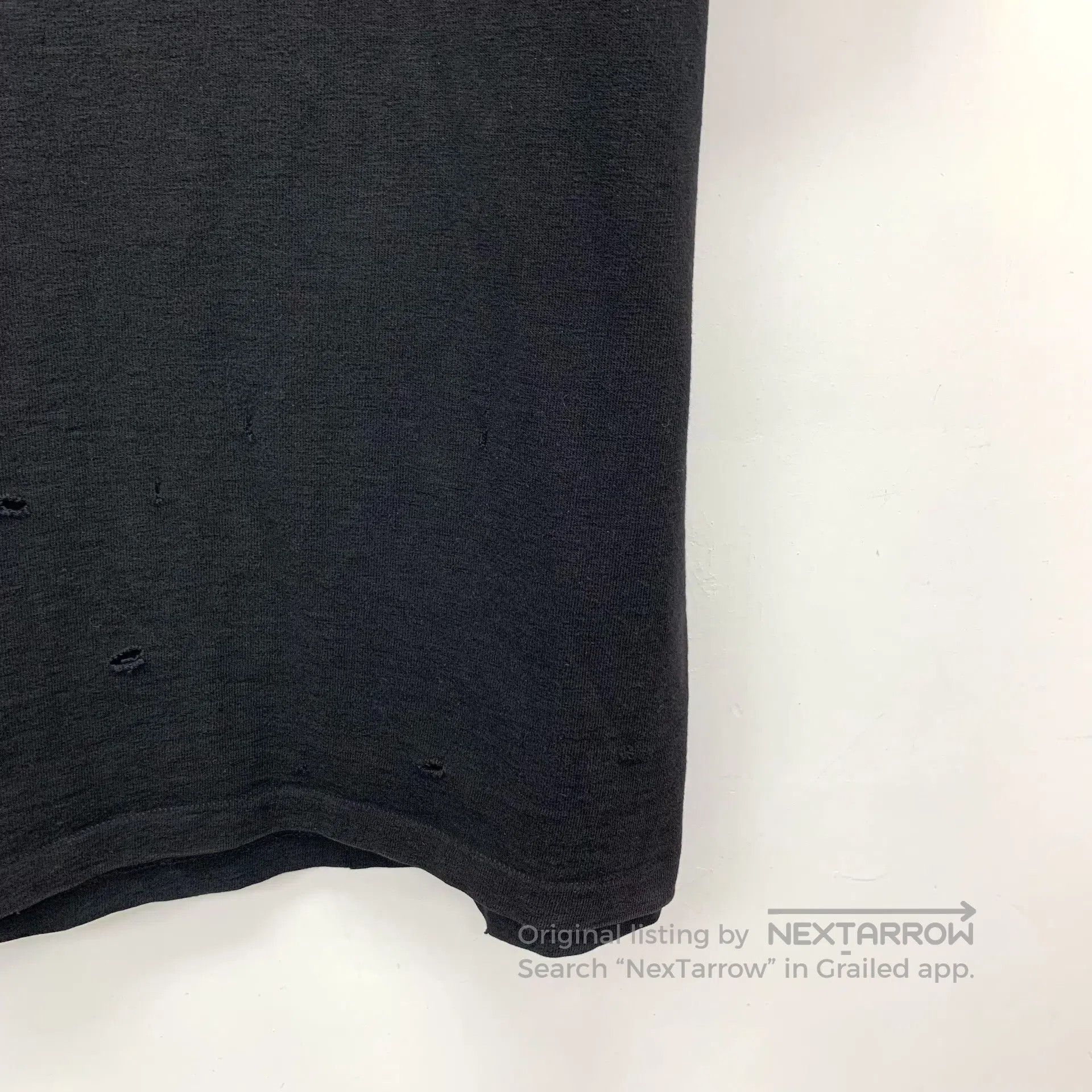 Dior Dior Black Vintage Hole Logo Letter Print Cotton Crew Neck Size US M / EU 48-50 / 2 - 4 Thumbnail